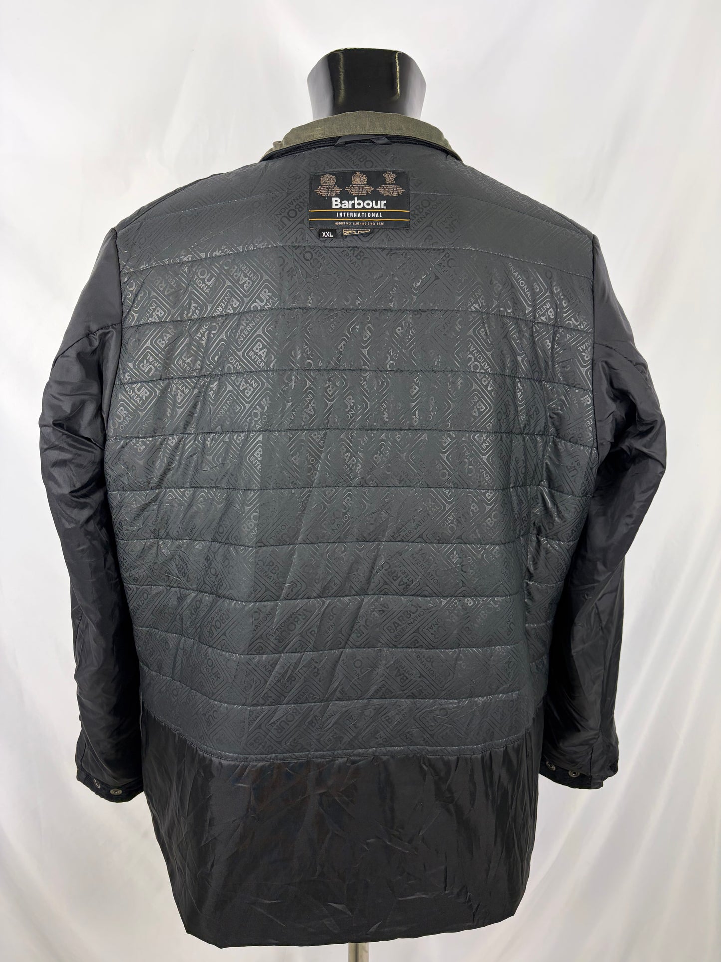Giacca Barbour International Blackwell Verde XXL- Man Olive International Wax Jacket size XXL