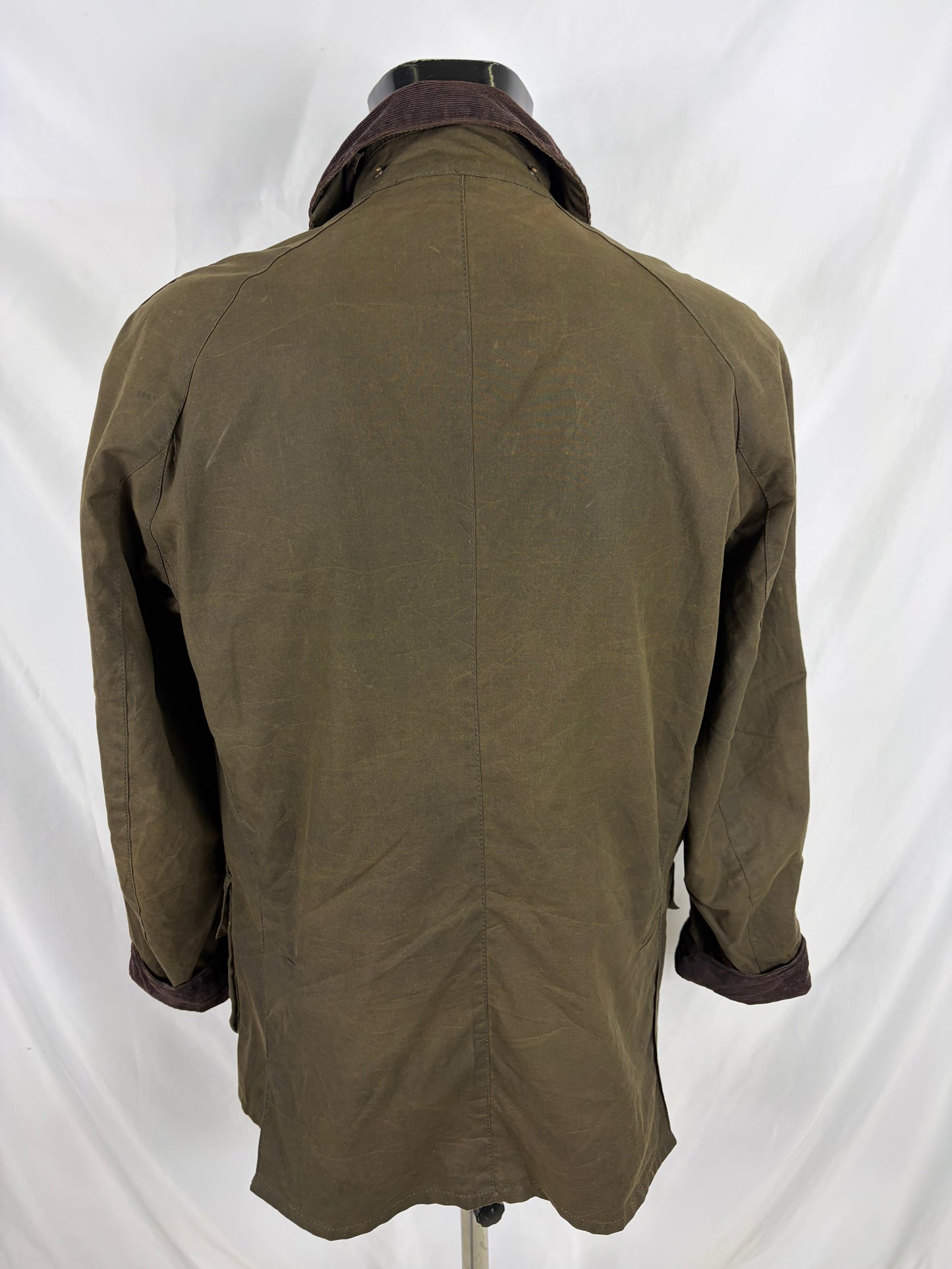 Giacca Barbour Verde Ashby Uomo Large- Man Olive Ashby Wax Jacket Size Large