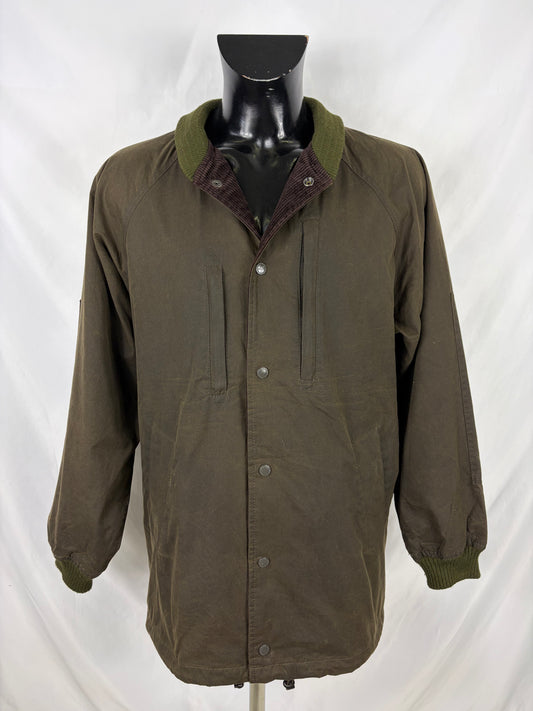 Giacca Barbour x Engineered Garments Verde Large-Man Olive Wax Ground Jacket size Large