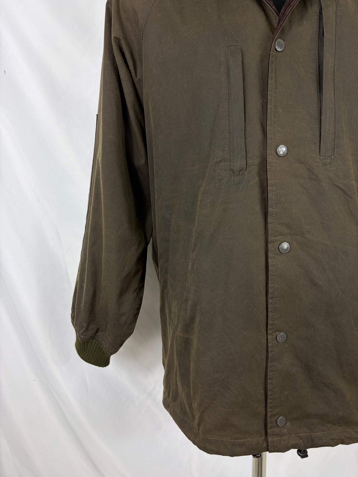 Giacca Barbour x Engineered Garments Verde Large-Man Olive Wax Ground Jacket size Large