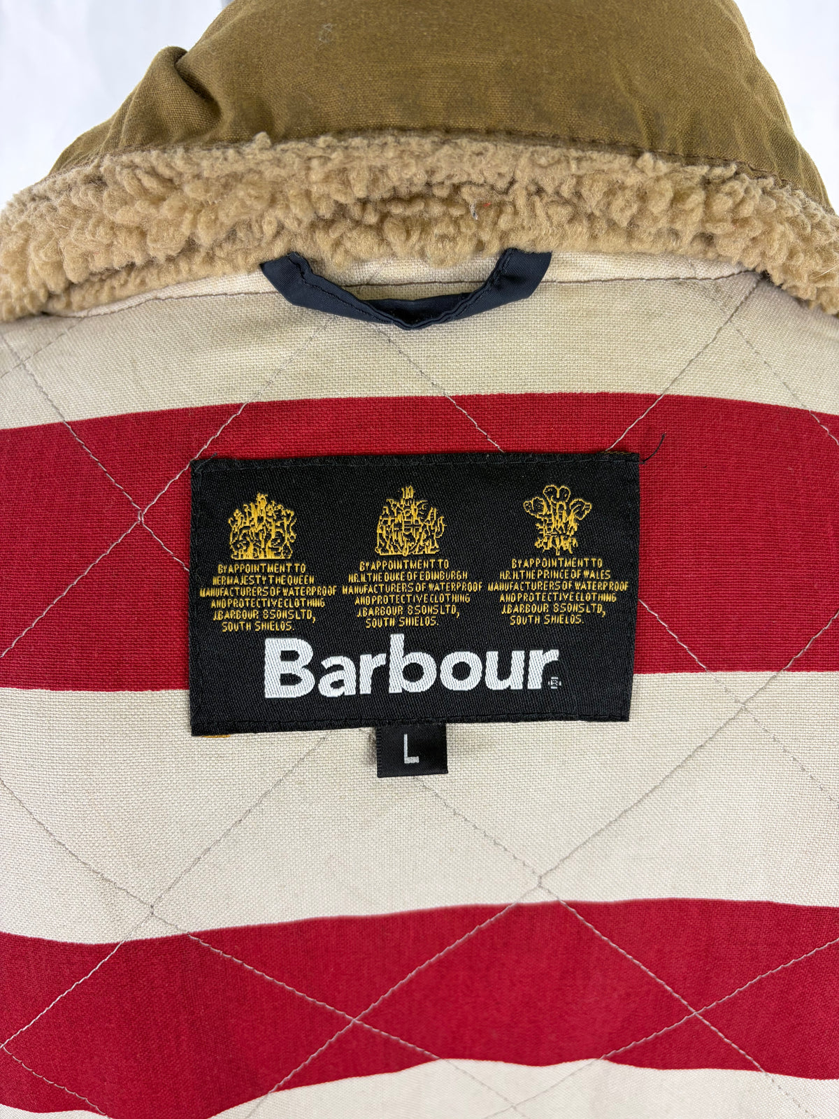 Giacca Barbour International Beige Cattrick Large- Man Barbour International Cattrick Jacket size Large
