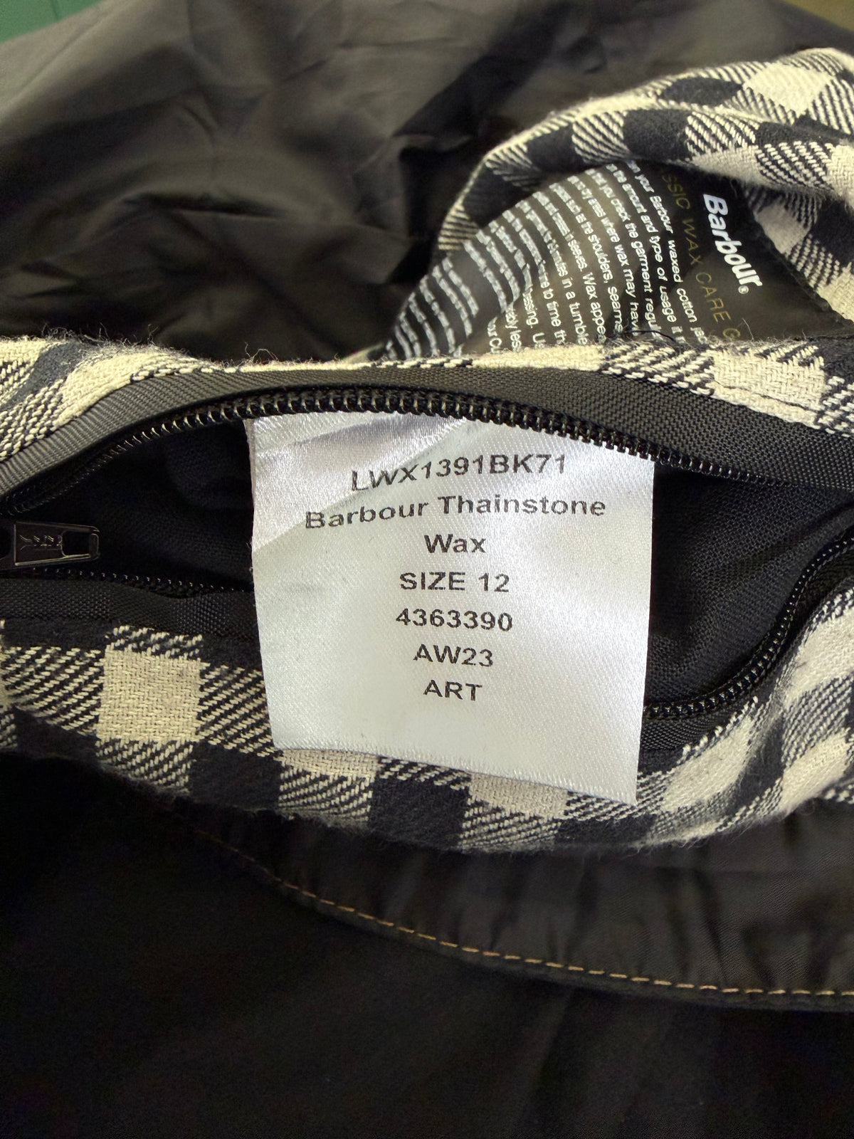 Barbour X Alexa Chung Thainstone Nero uk12 Medium -Rare Black Jacket by Alexa Chung size M