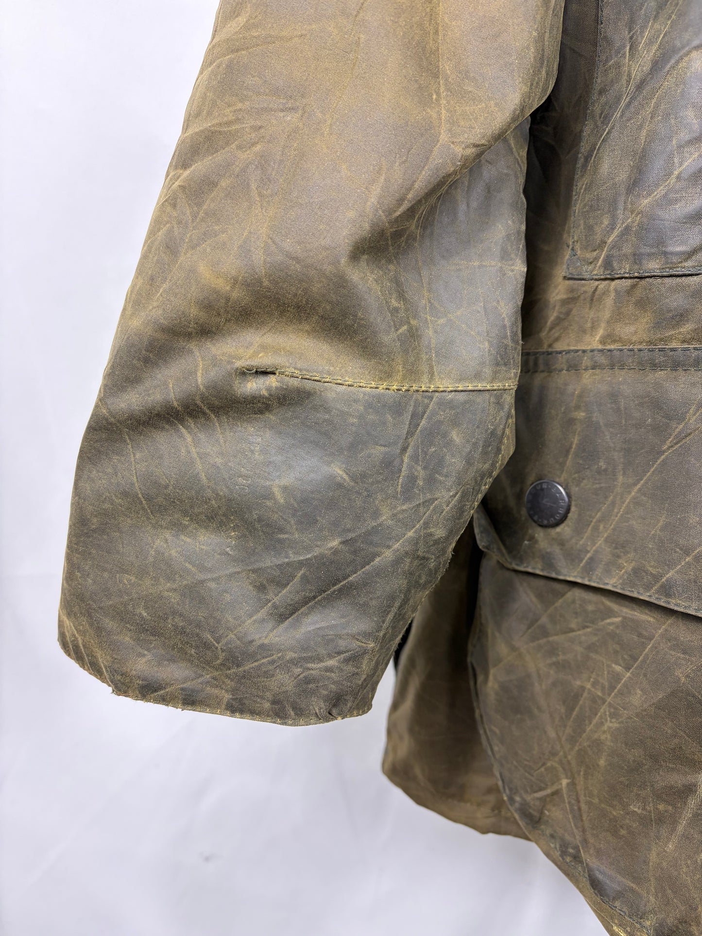 Barbour Giacca Beaufort vintage verde C48/122 cm - Vintage Green Beaufort Waxed jacket Size XL