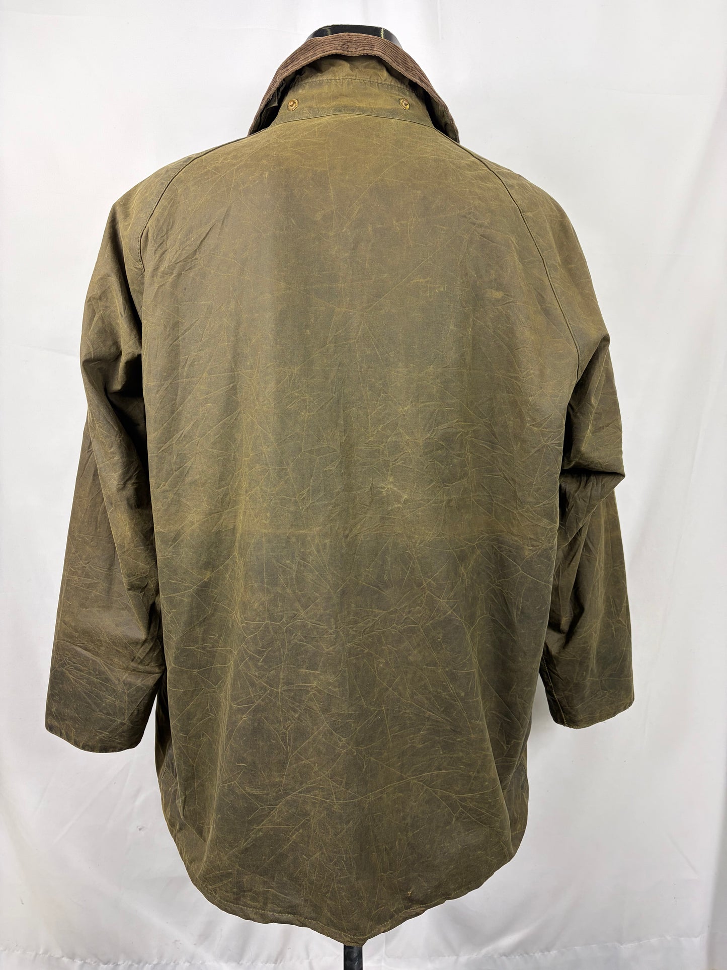 Barbour Giacca Beaufort vintage verde C48/122 cm - Vintage Green Beaufort Waxed jacket Size XL