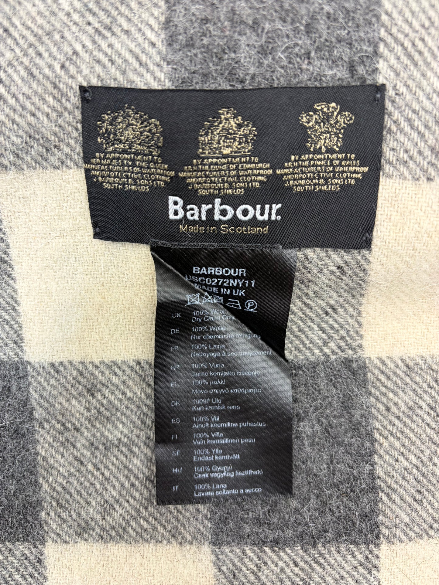 Sciarpa Barbour in lana - Shop In London