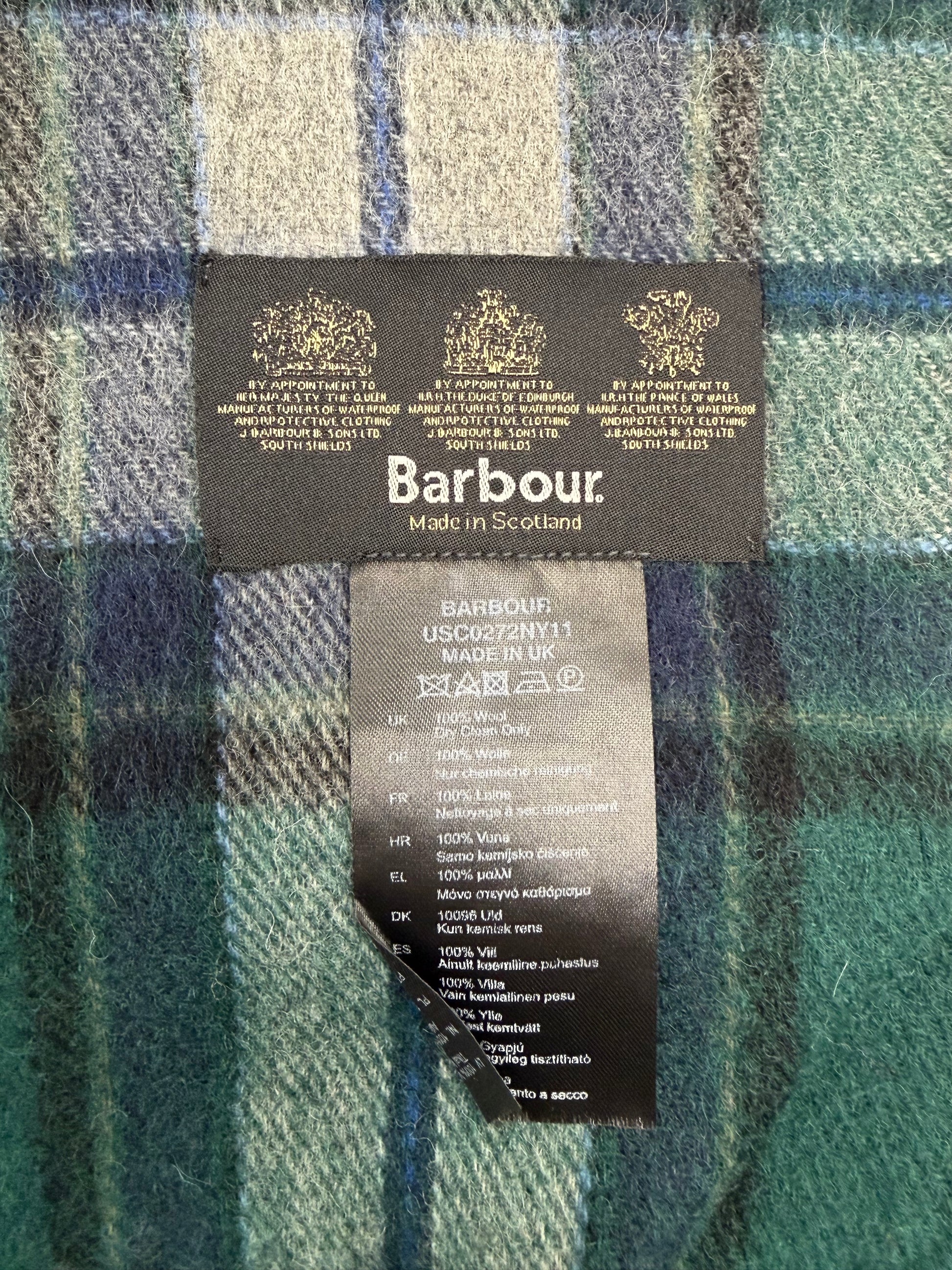 Sciarpa Barbour in lana - Shop In London