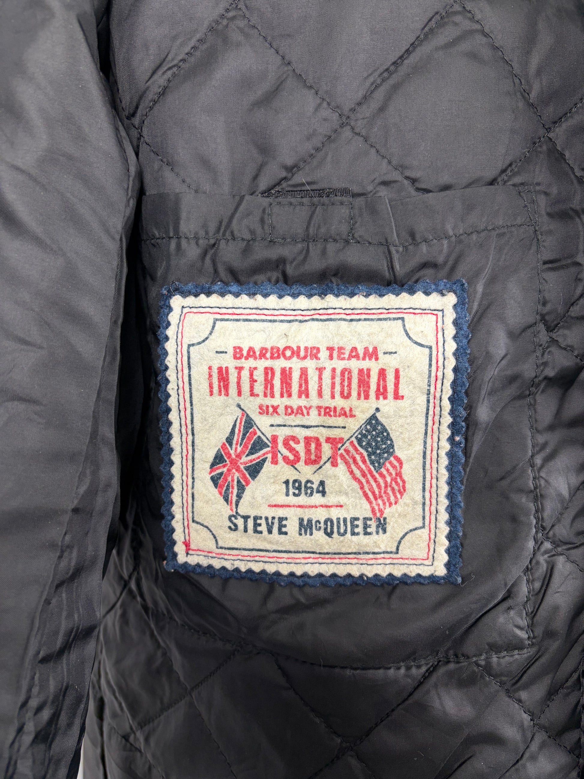 RARA Giacca Barbour International Steve Mc Queen Nera MEDIUM - Black Barbour International Mc queen size M - Shop In London