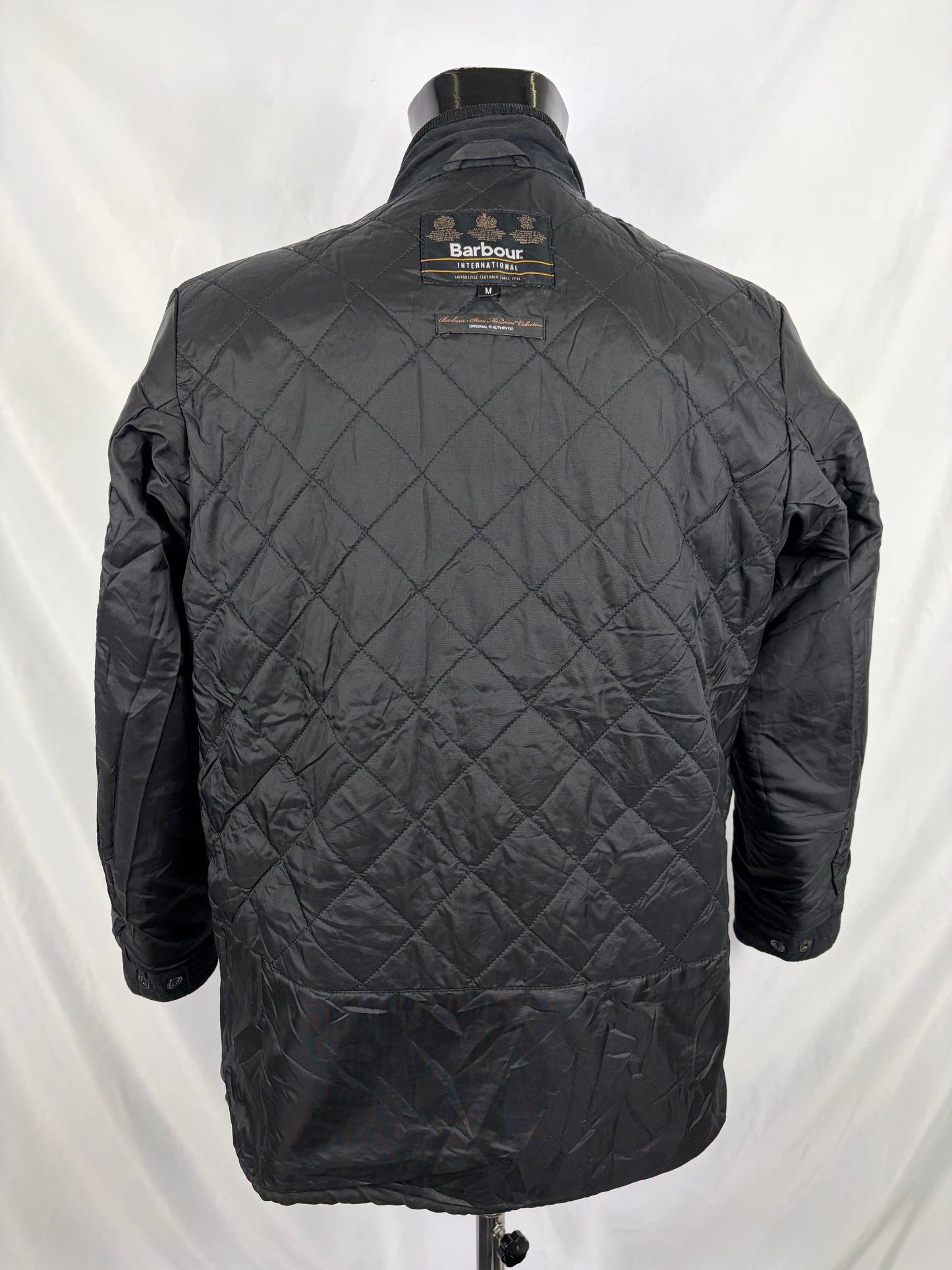 RARA Giacca Barbour International Steve Mc Queen Nera MEDIUM - Black Barbour International Mc queen size M - Shop In London