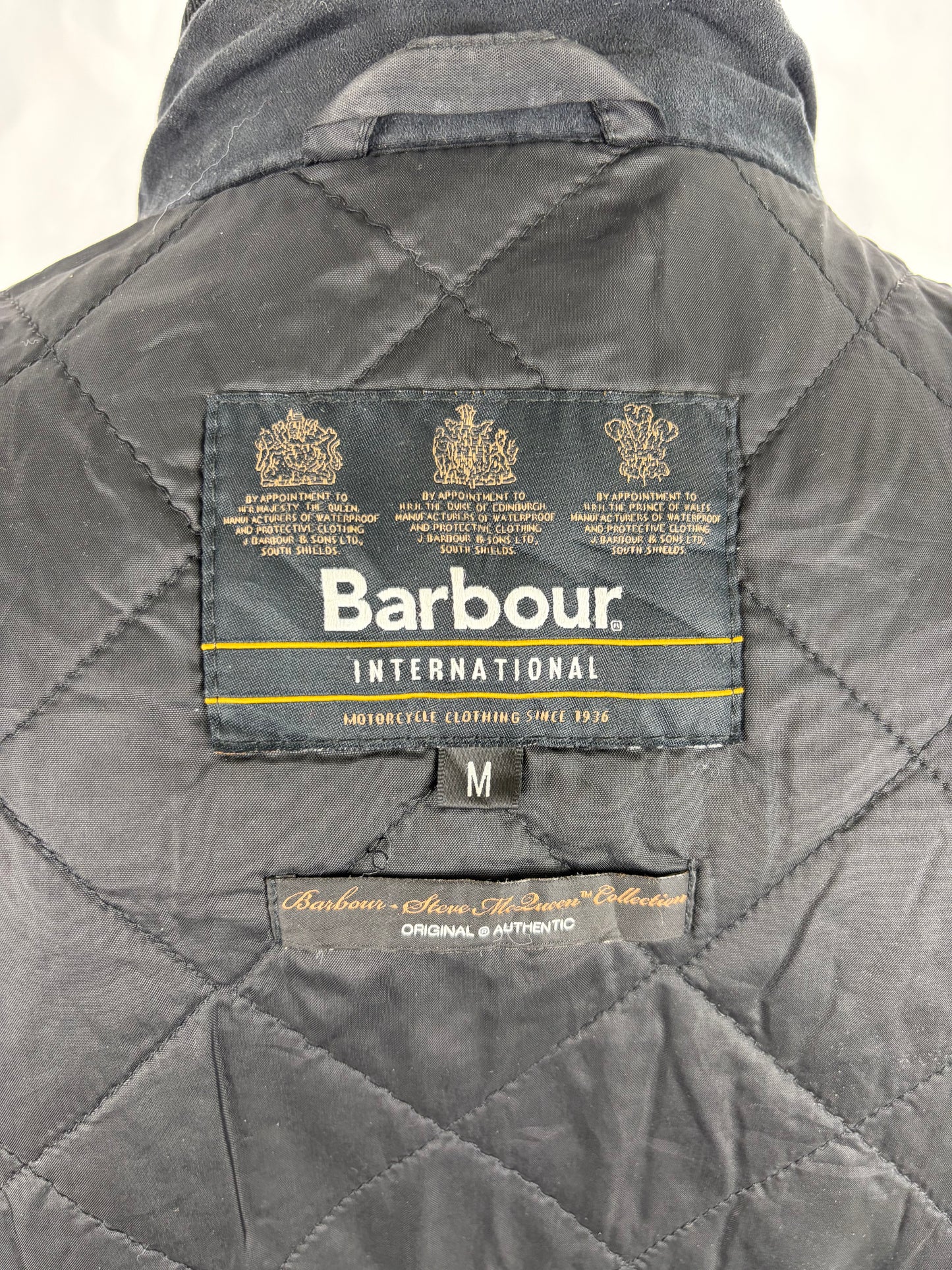 RARA Giacca Barbour International Steve Mc Queen Nera MEDIUM - Black Barbour International Mc queen size M - Shop In London