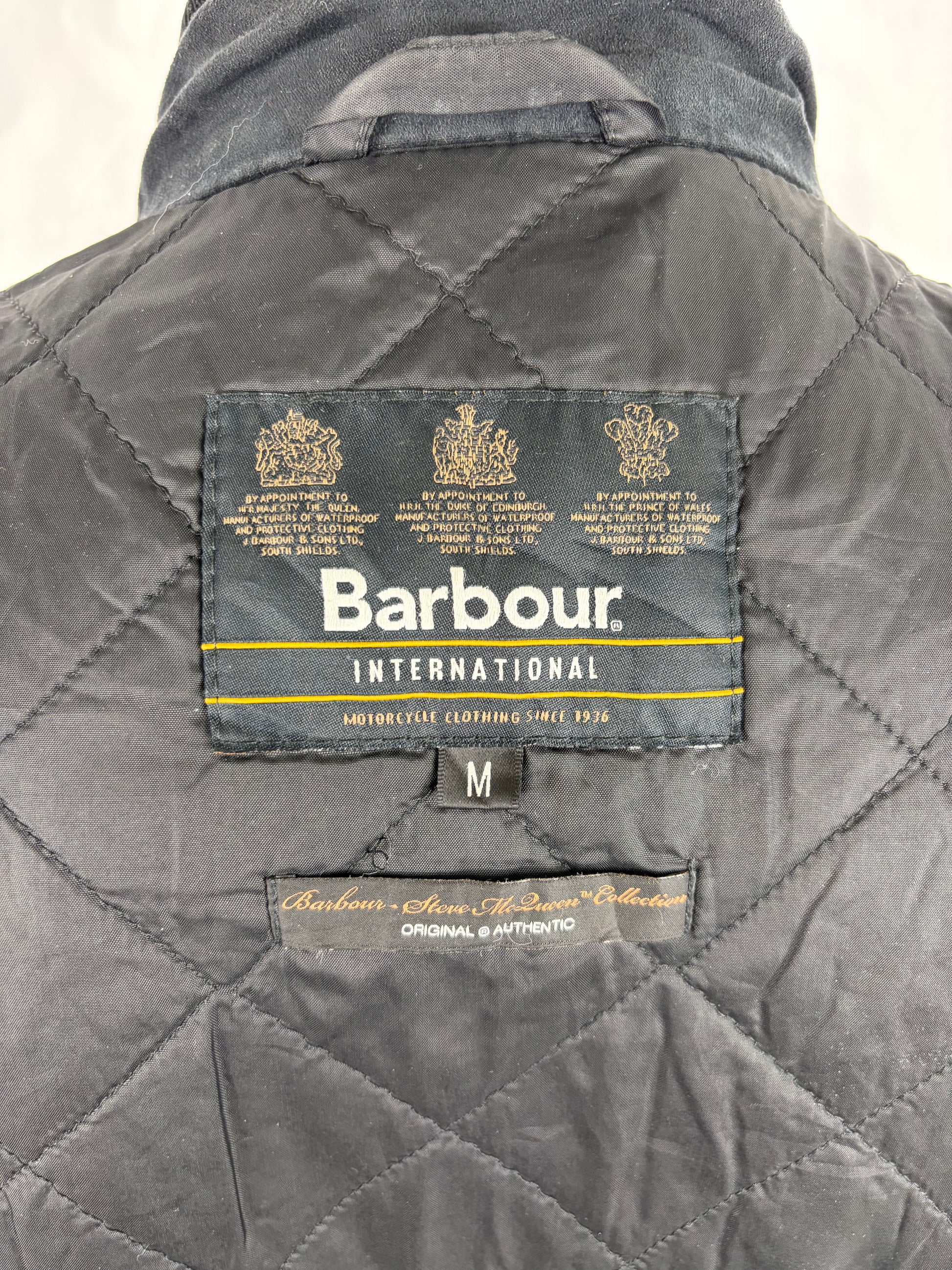 RARA Giacca Barbour International Steve Mc Queen Nera MEDIUM - Black Barbour International Mc queen size M - Shop In London