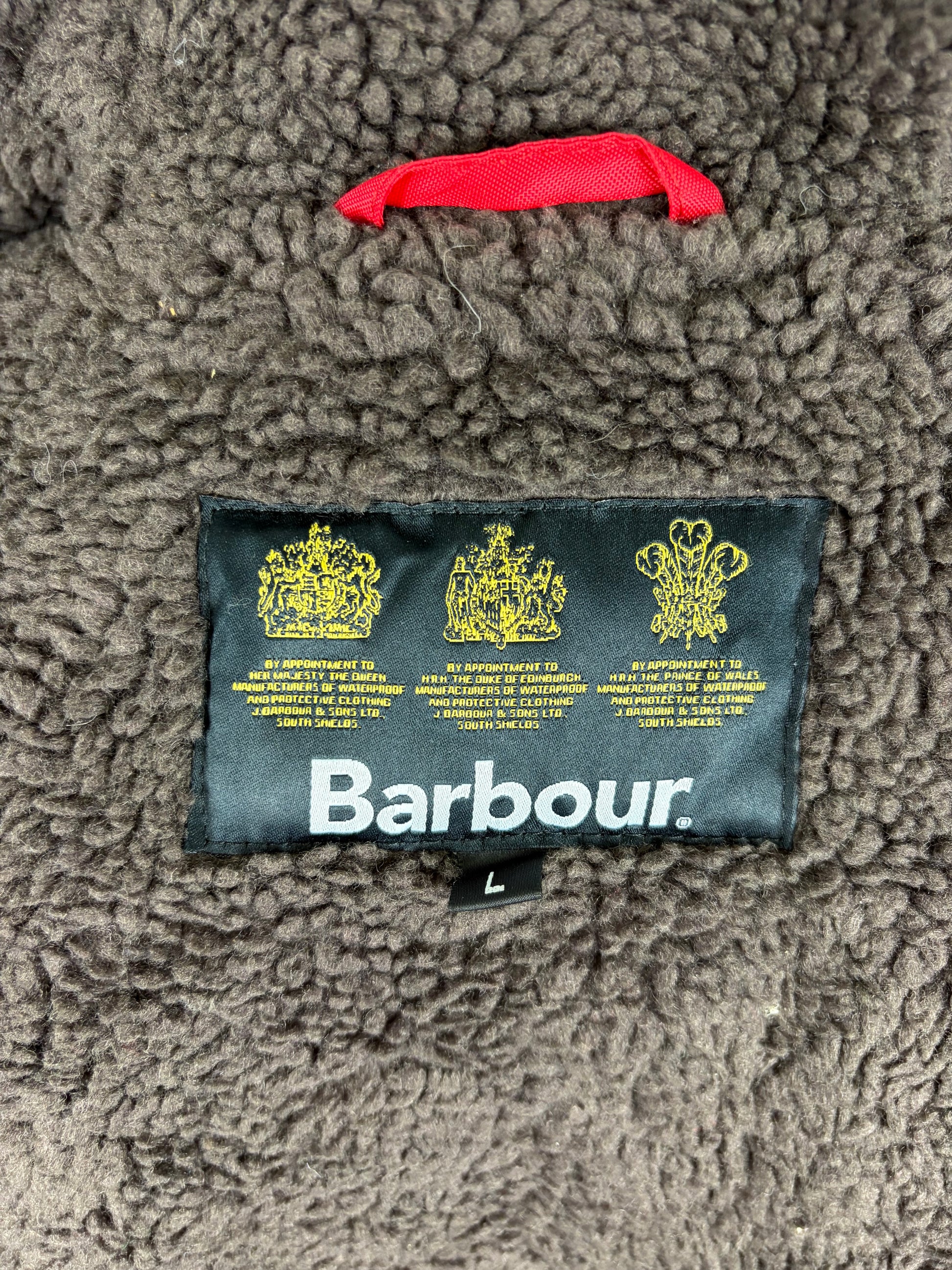 RARO GameParka Barbour verde con cappuccio Large - Wax Green Game Parka Size Large - Shop In London