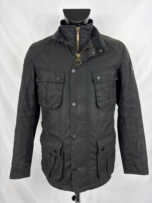 Giacca uomo Barbour International Nero Small- Man Barbour International Gauge wax jacket size S - Shop In London