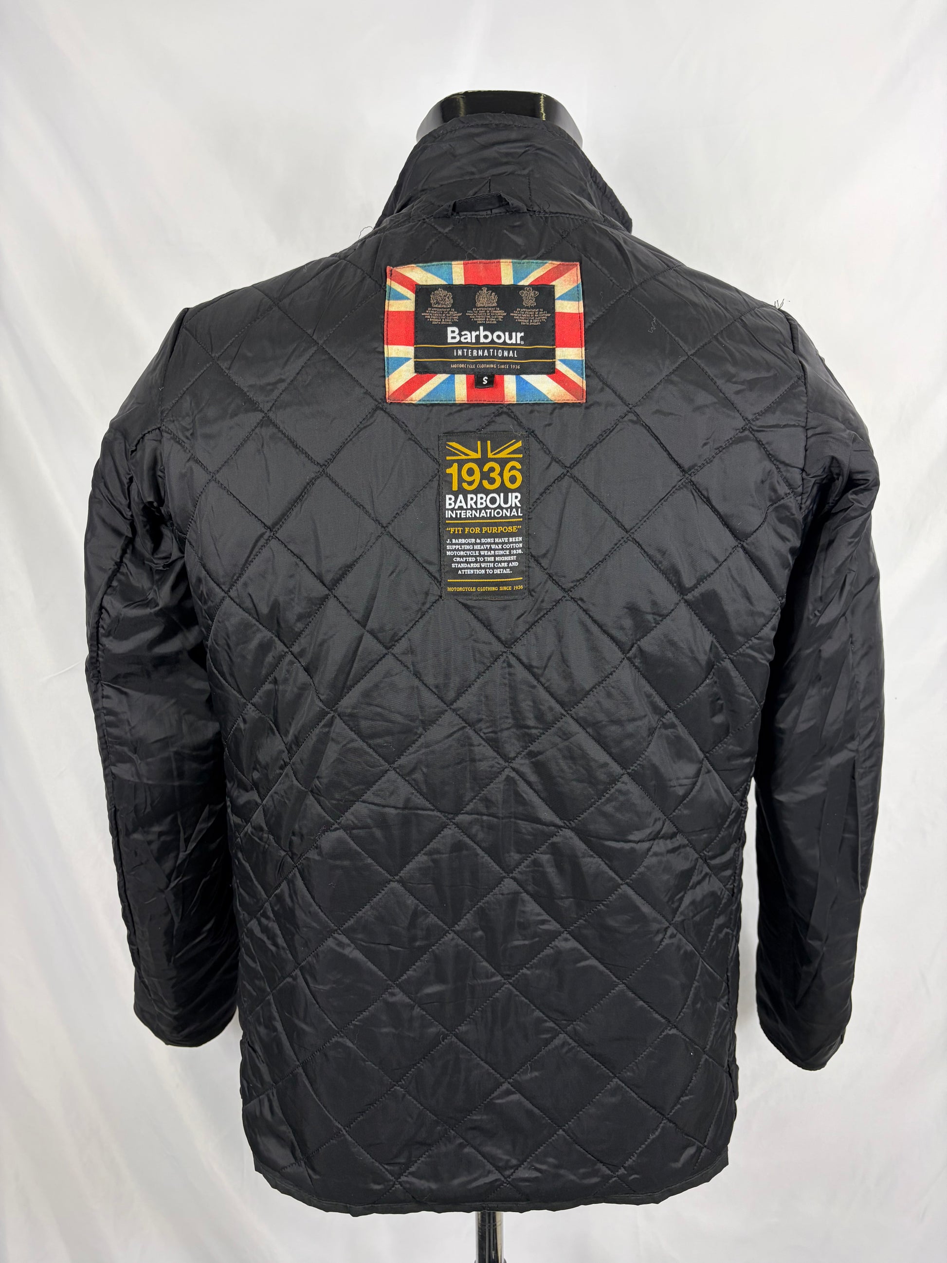Giacca uomo Barbour International Nero Small- Man Barbour International Gauge wax jacket size S - Shop In London