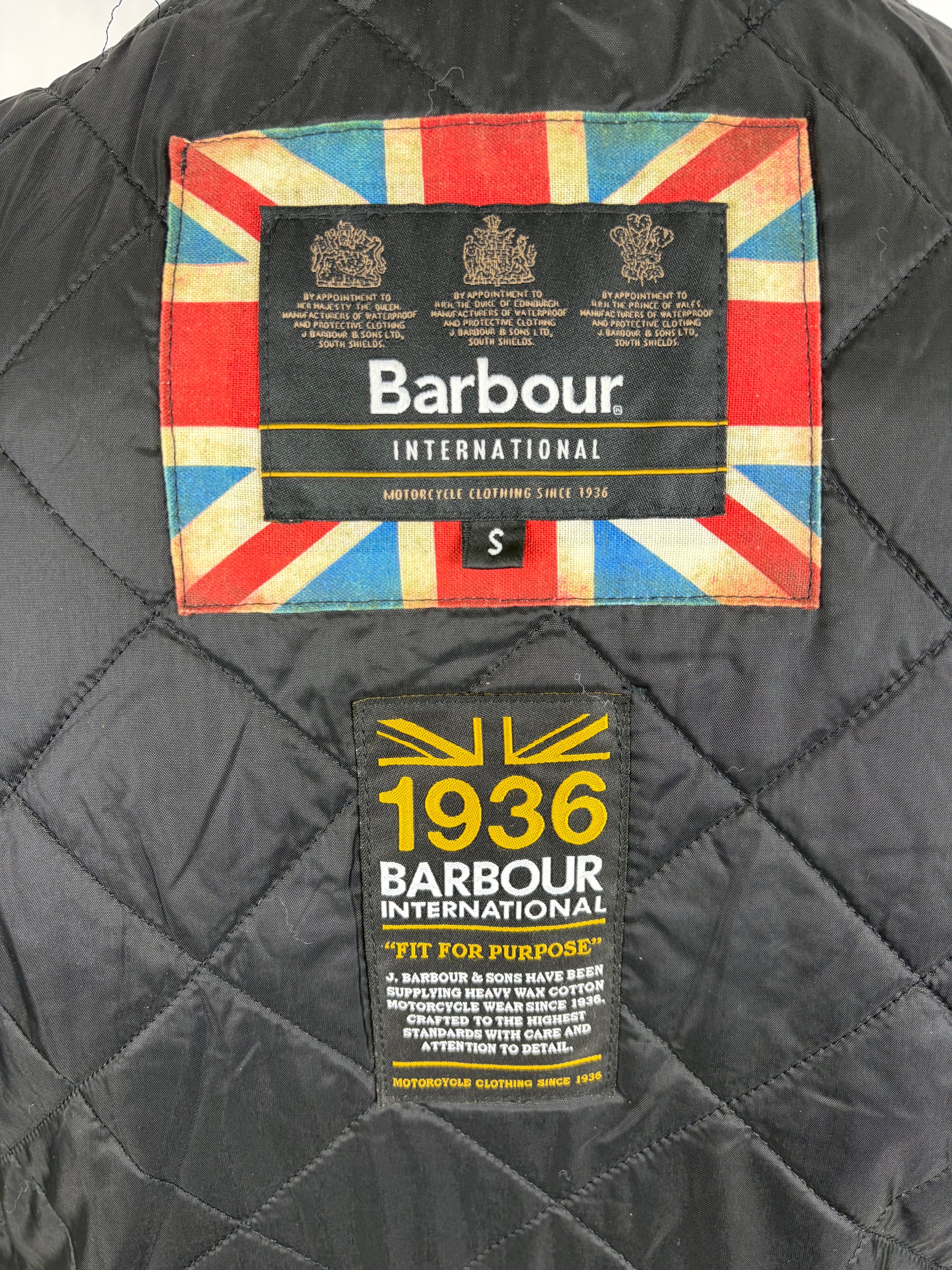 Giacca uomo Barbour International Nero Small- Man Barbour International Gauge wax jacket size S - Shop In London