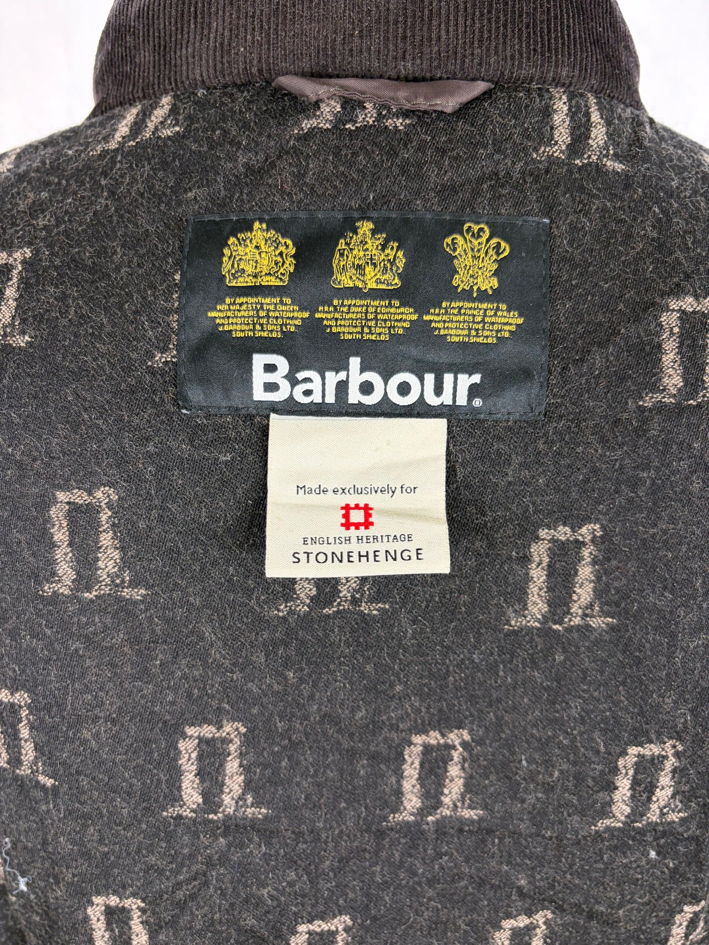 RARA Giacca uomo Barbour da uomo made for Stonehenge 3xl - Man Preseli Stonehenge Wax Jacket size 3xl - Shop In London