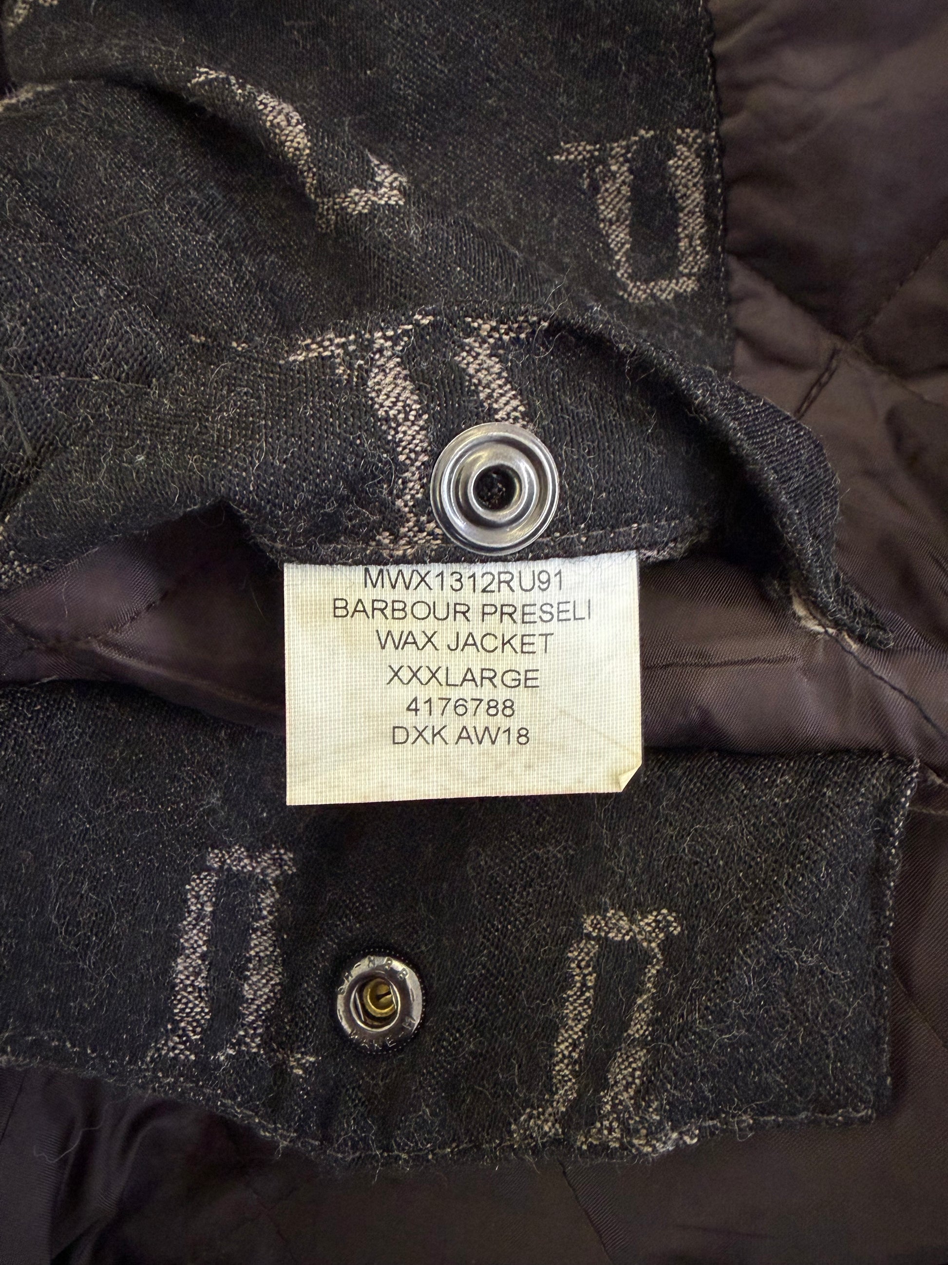 RARA Giacca uomo Barbour da uomo made for Stonehenge 3xl - Man Preseli Stonehenge Wax Jacket size 3xl - Shop In London