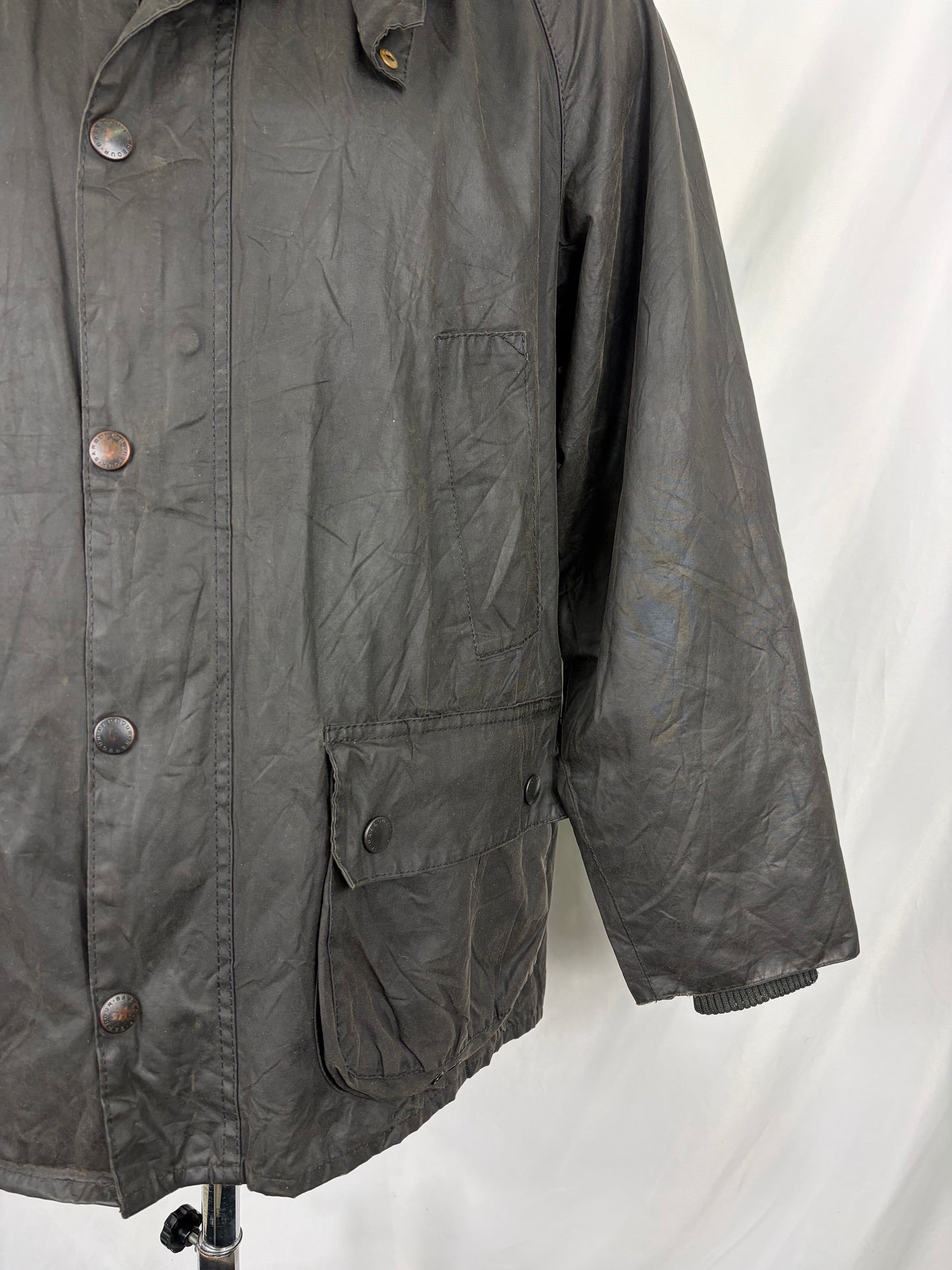 Barbour Vintage Giacca Bedale nero C40/102 CM - Black Bedale wax man jacket Size Medium - Shop In London