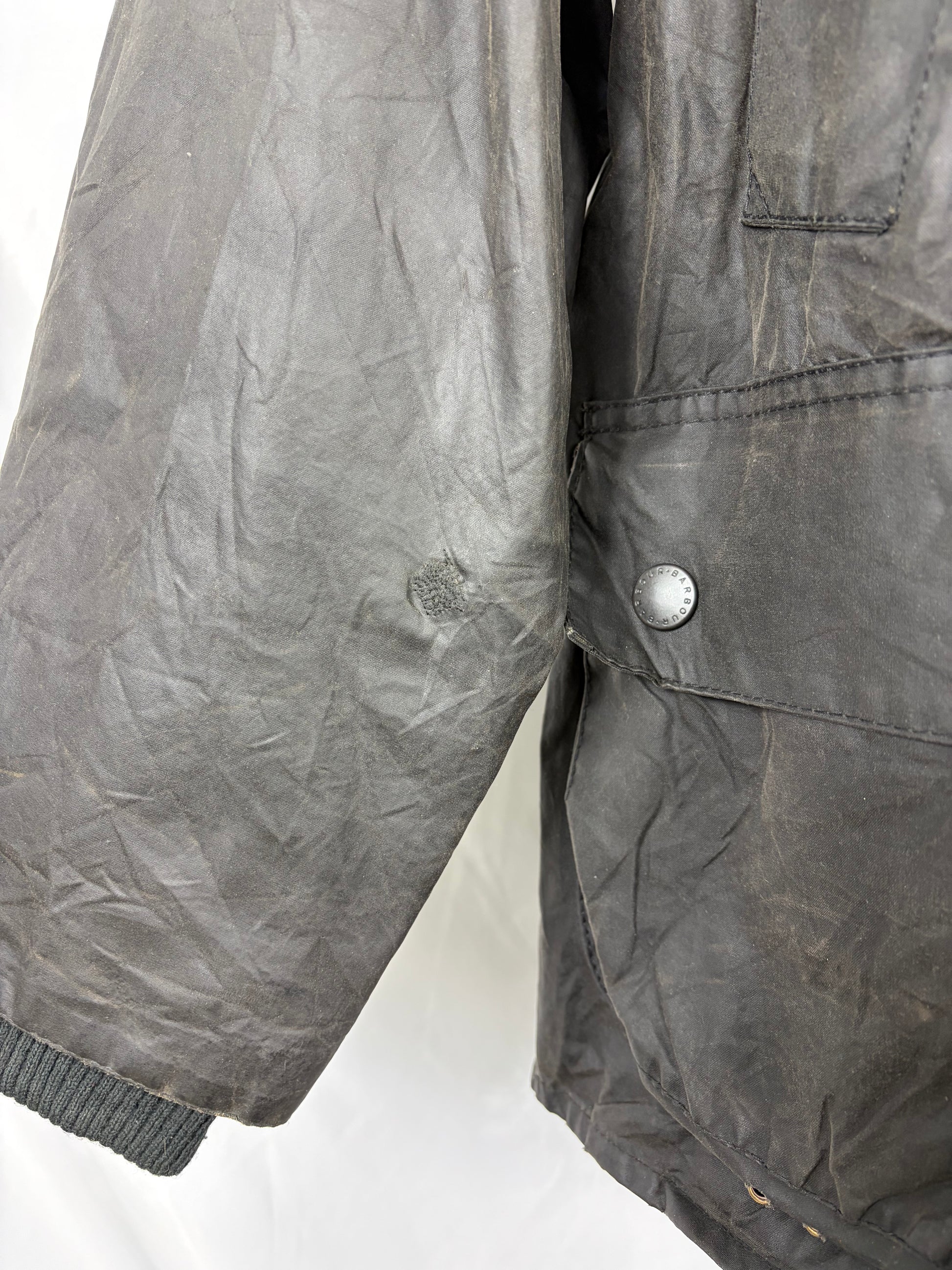 Barbour Vintage Giacca Bedale nero C40/102 CM - Black Bedale wax man jacket Size Medium - Shop In London
