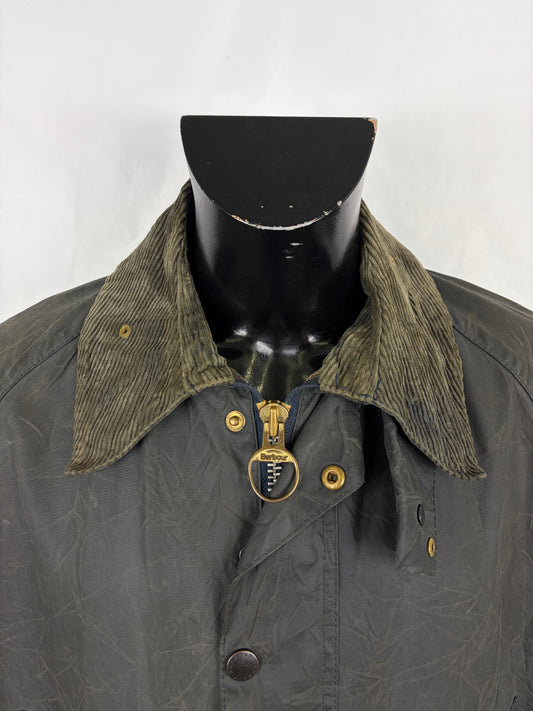 Giacca Barbour Blu Bedale C44/112 cm Man Navy Vintage Bedale wax jacket c44 Large/XL - Shop In London