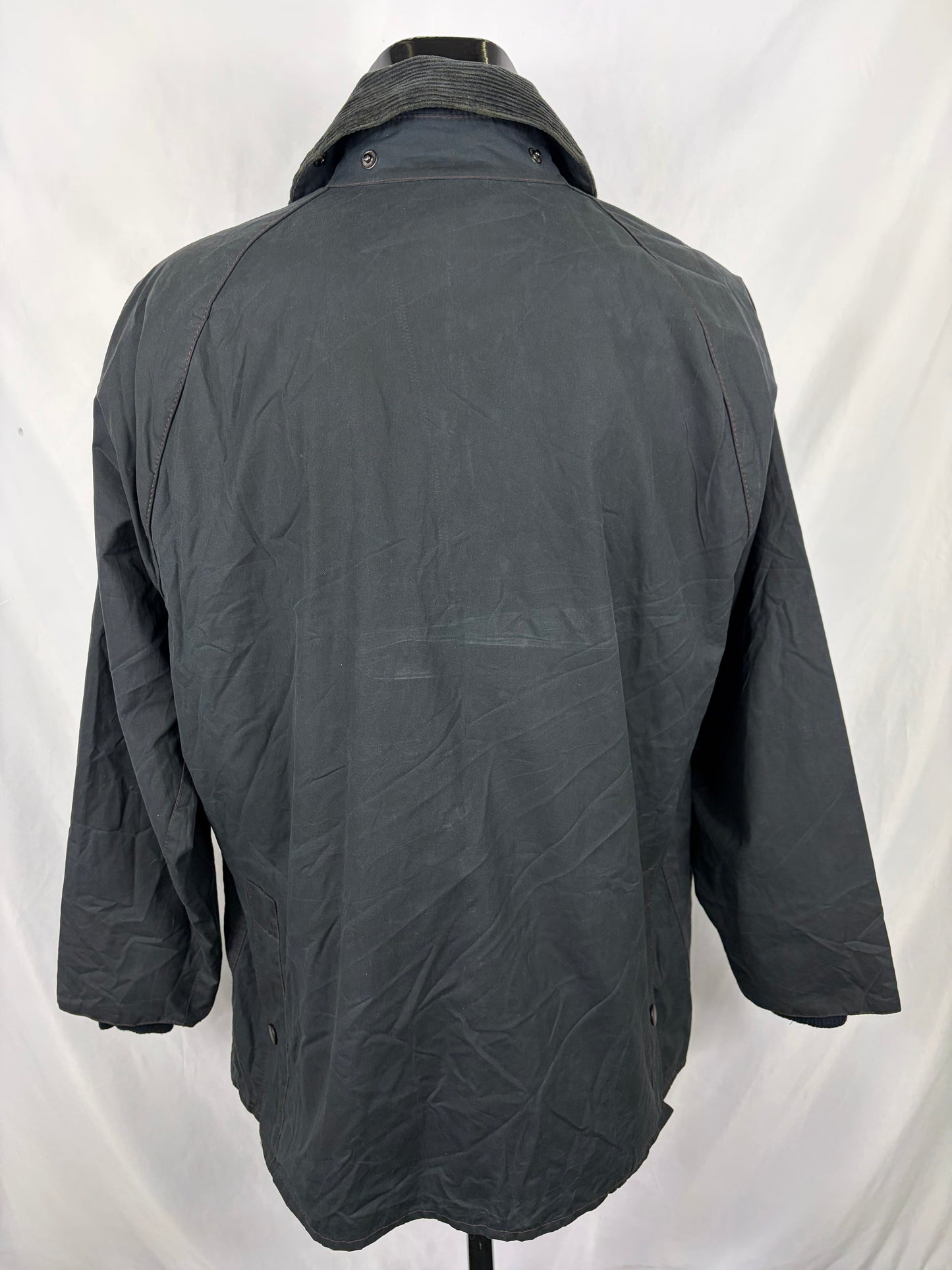 Giacca Barbour Blu Bedale C44/112 cm Man Navy Vintage Bedale wax jacket c44 Large/XL