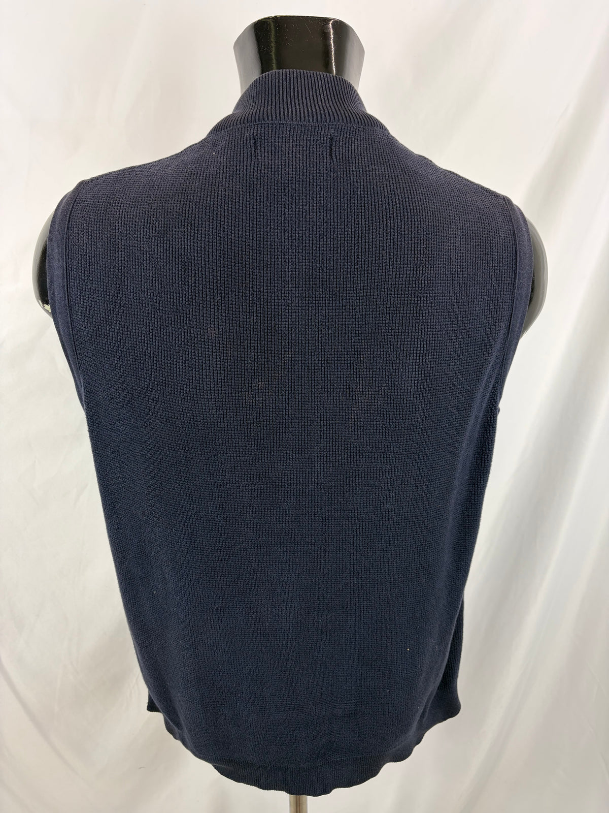 Gilet Barbour blu in cotone trapuntato taglia Medium