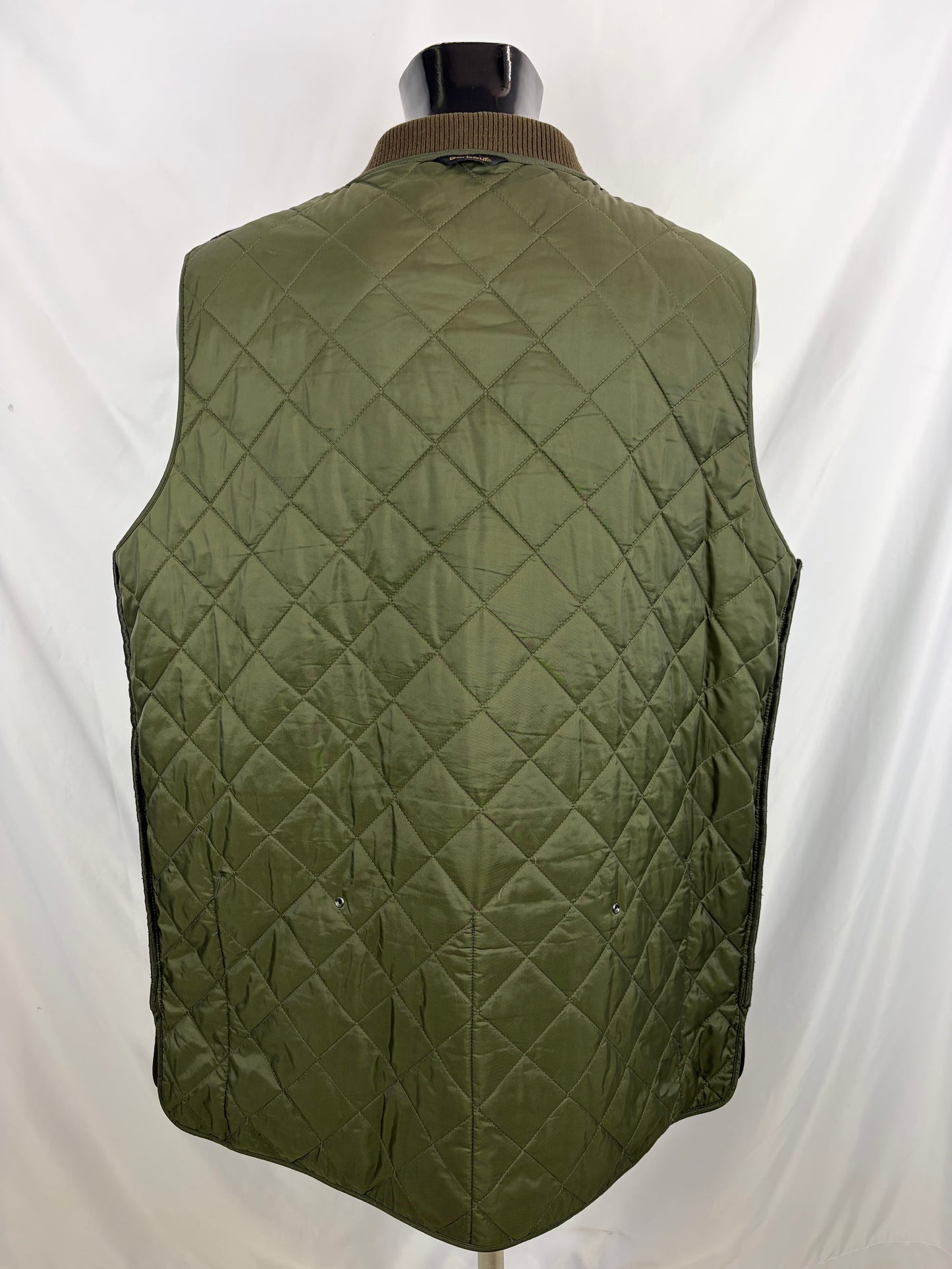 Gilet vintage Barbour Keeperwear verde Xlarge - Man Quilted Keeperwear Vest size XL