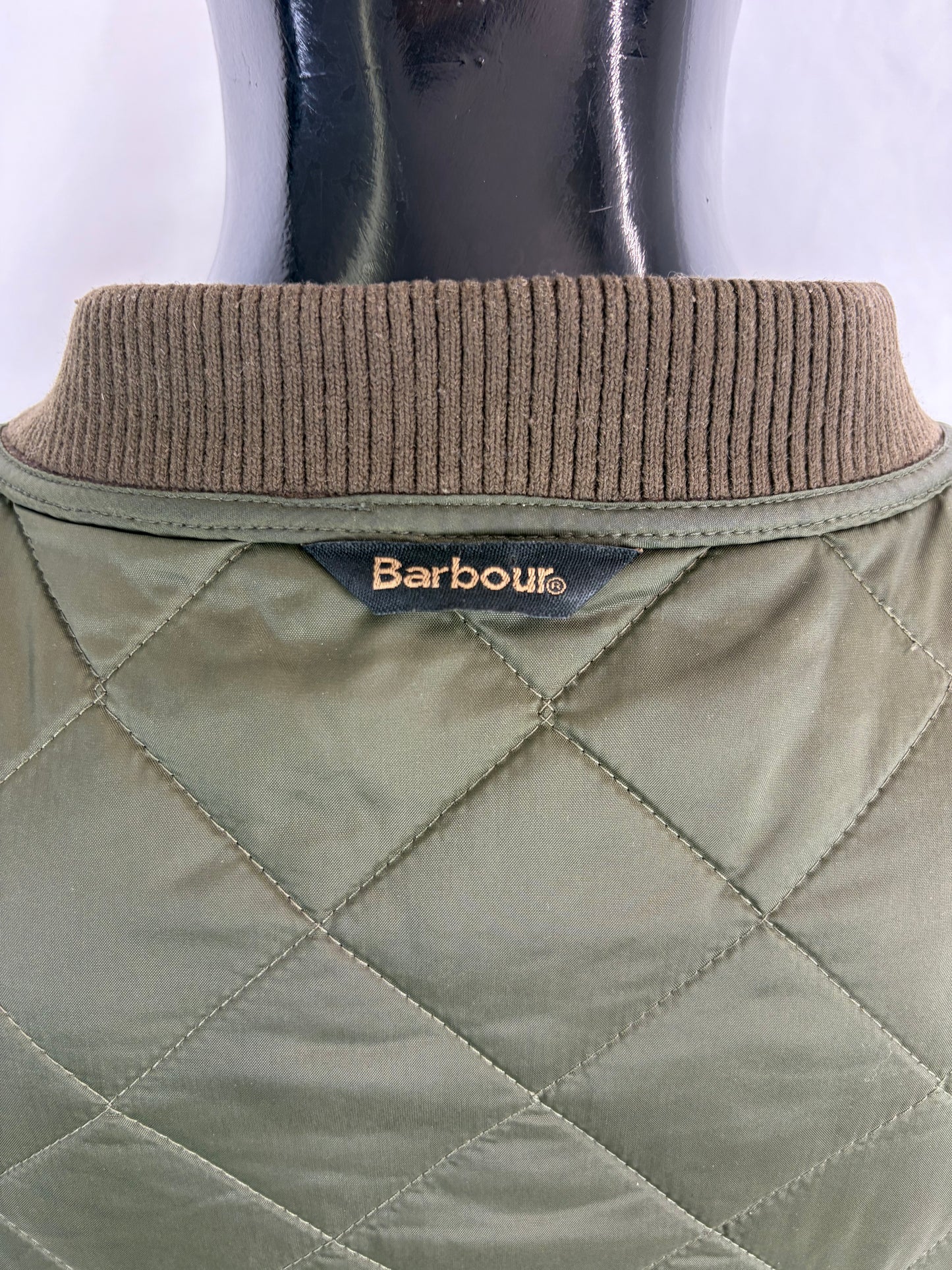 Gilet vintage Barbour Keeperwear verde Xlarge - Man Quilted Keeperwear Vest size XL