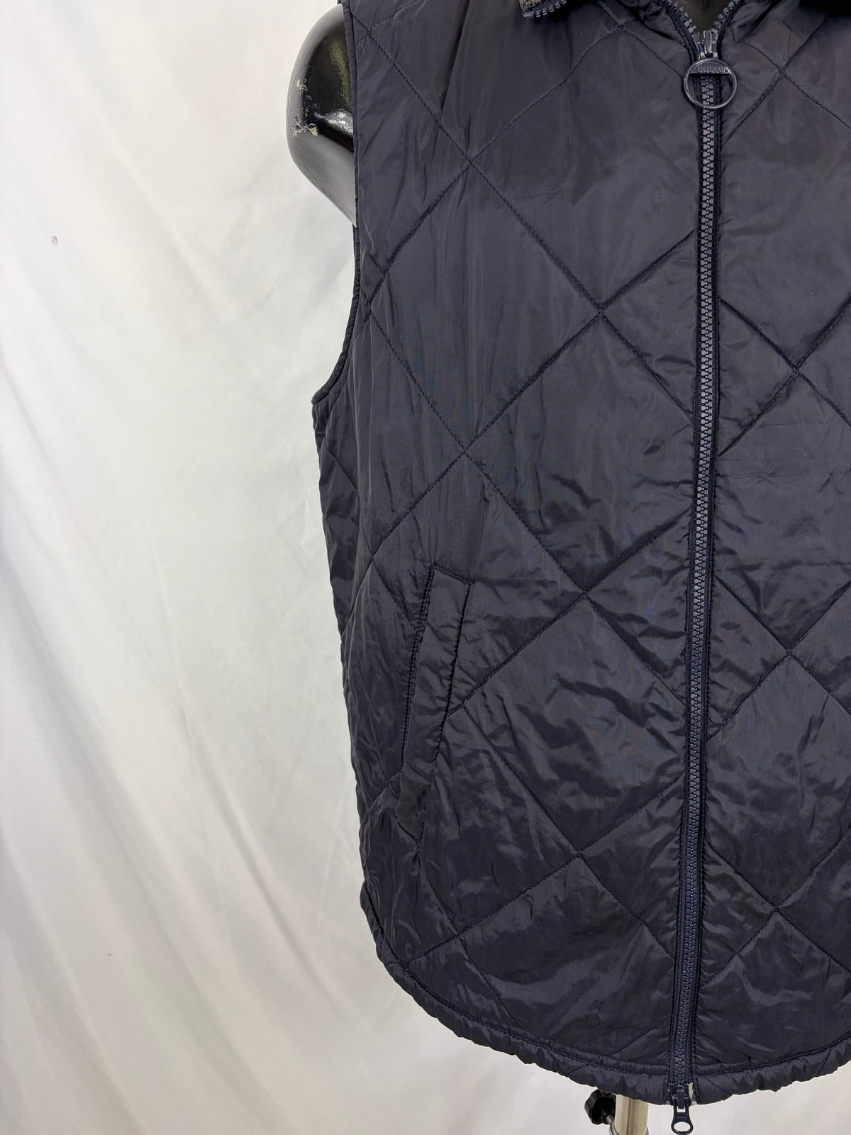 Gilet Barbour Uomo Finn blu Large- Navy man Finn Waistcoat size Large
