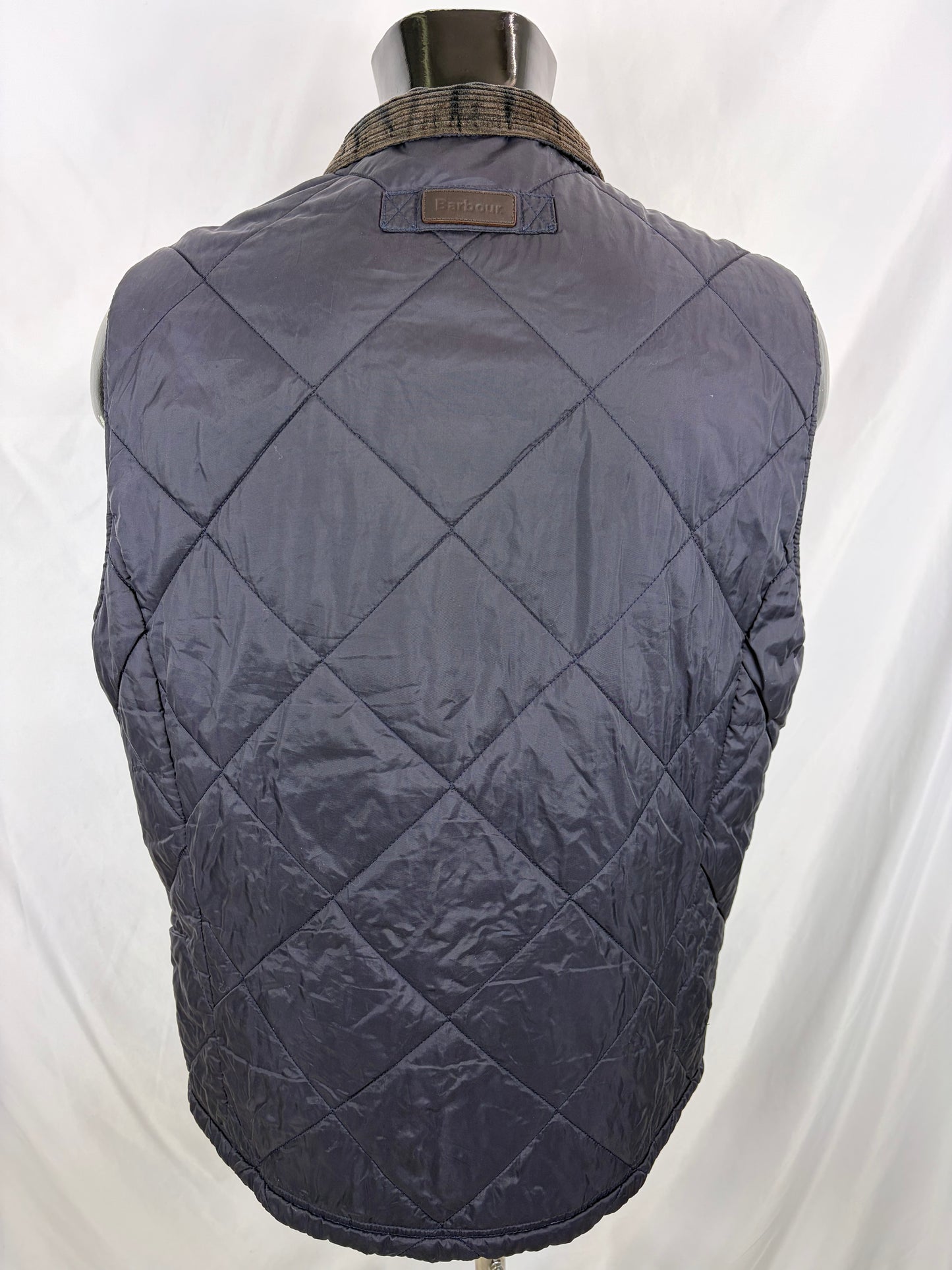 Gilet Barbour Uomo Finn blu Large- Navy man Finn Waistcoat size Large
