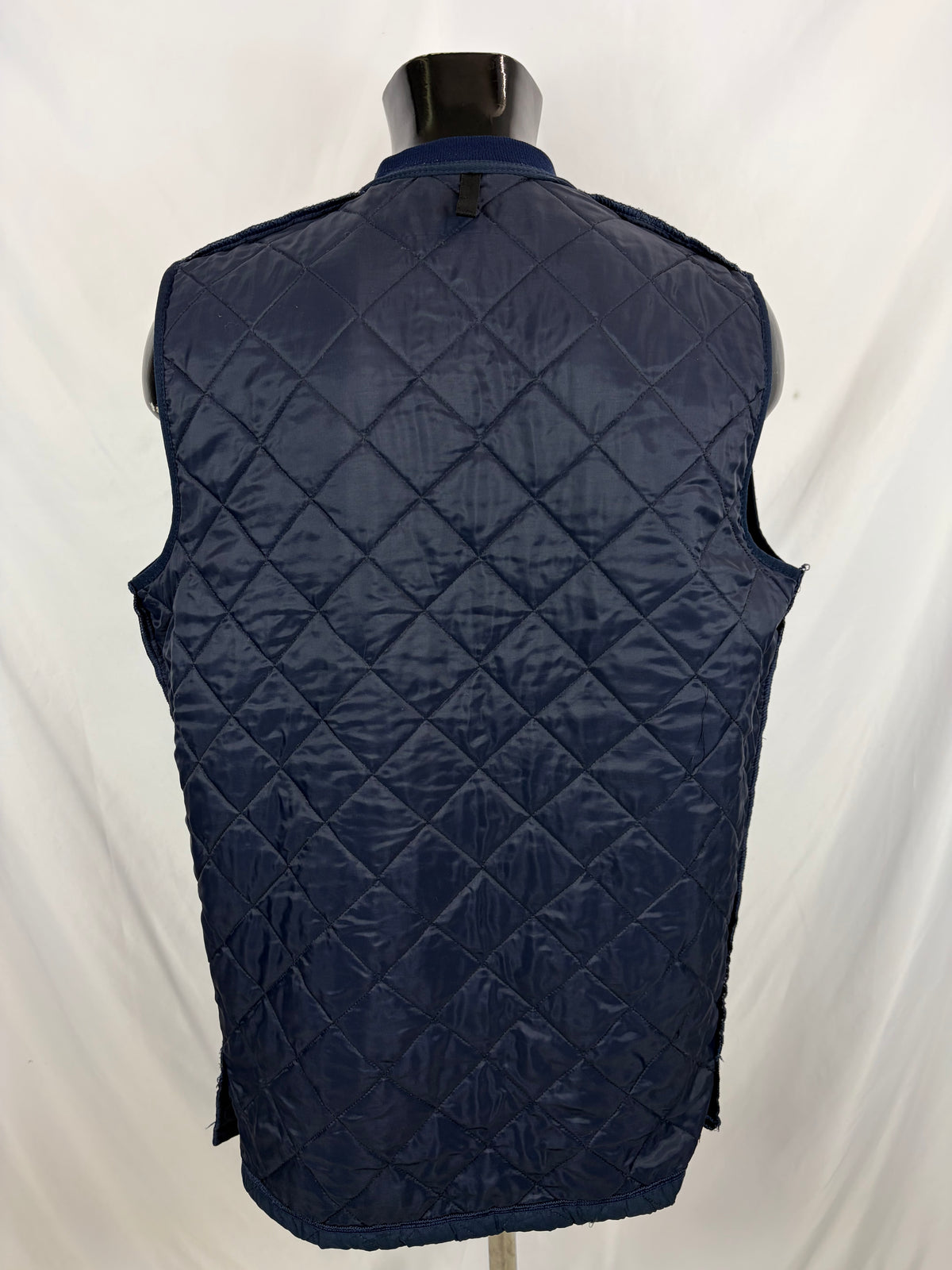 Gilet vintage Barbour blu Eskdale Large - Man Quilted Navy Eskdale vest Size Large