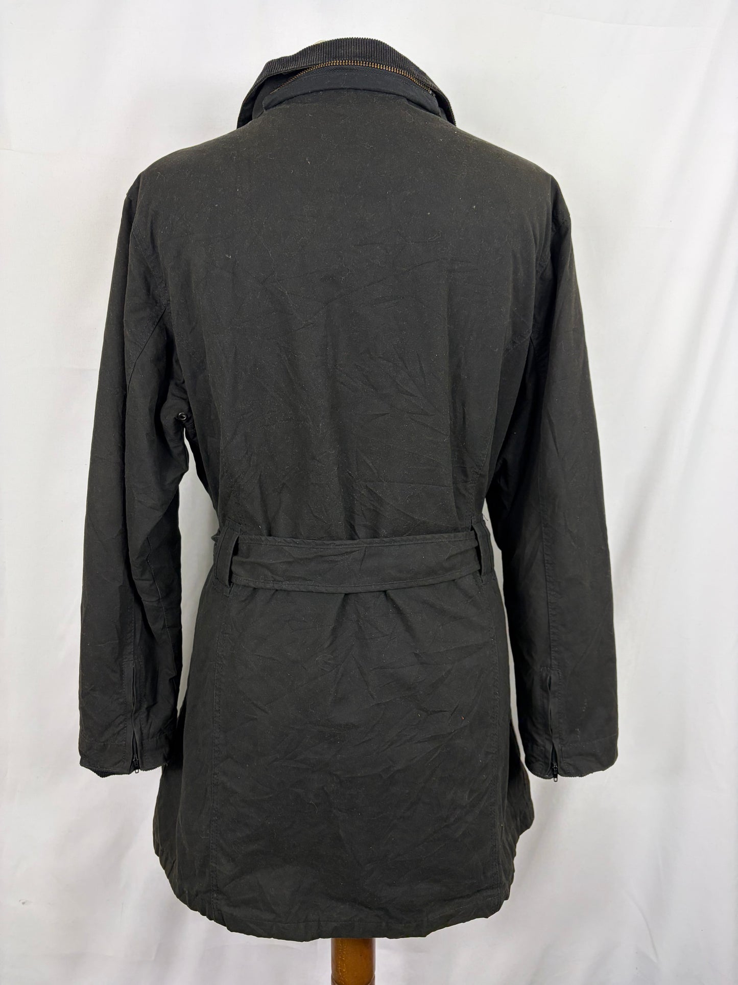 Giacca Barbour Donna nera Cameron uk16 tg.44/46 - Black wax Cameron jacket size uk16 - Shop In London