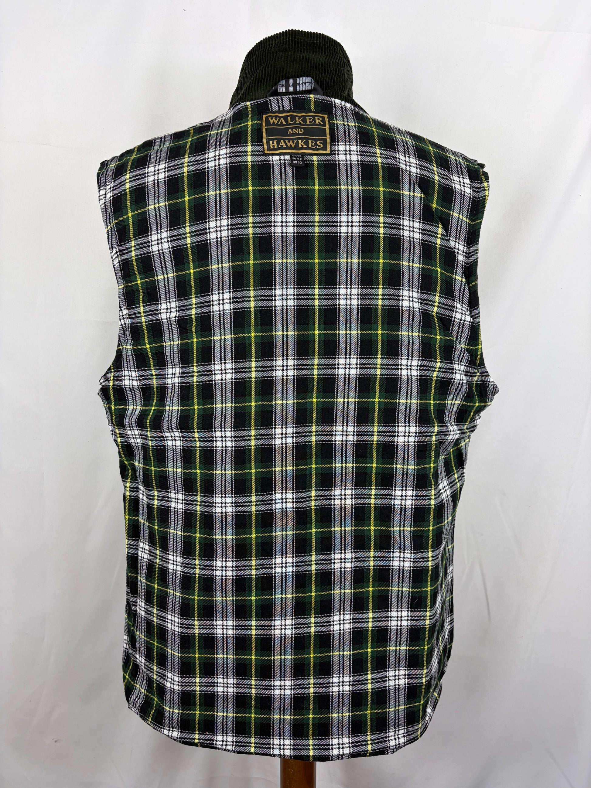 Gilet nuovo da donna cerato inglese colore verde - Lady Wax Olive Quilted Gilet - Shop In London