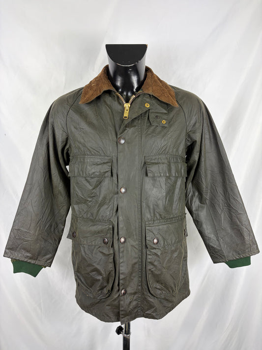 RARO Barbour Bedale 4 tasche C34/86 CM Man Green vintage Bedale Jacket XSmall 4 pockets C36 - Shop In London