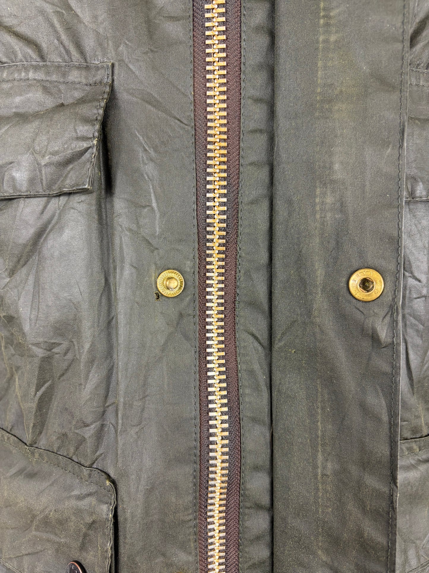 RARO Barbour Bedale 4 tasche C34/86 CM Man Green vintage Bedale Jacket XSmall 4 pockets C36