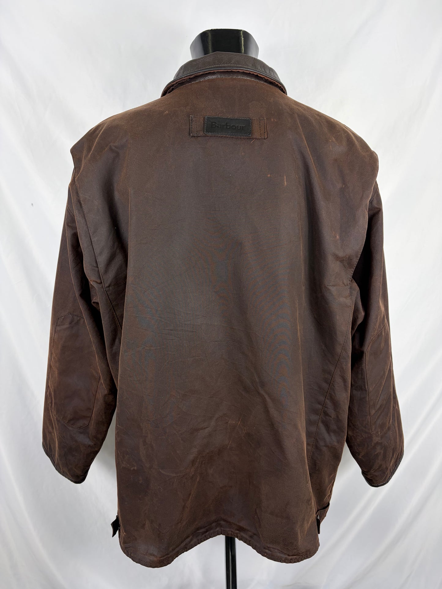 Barbour Giacca Uomo Bushman Marrone XLarge- Man Wax Brown Bushman Jacket Size XLarge