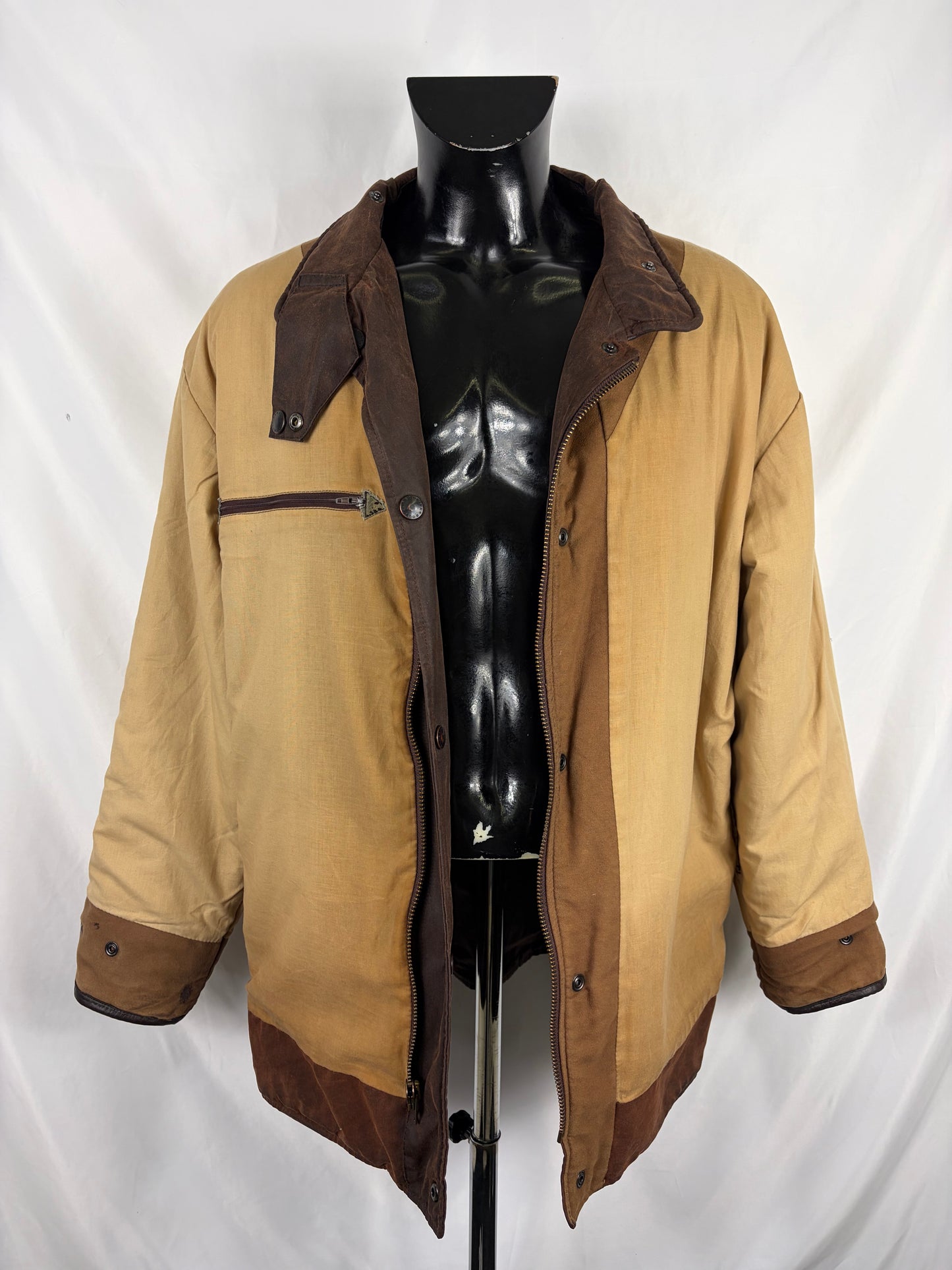 Barbour Giacca Uomo Bushman Marrone XLarge- Man Wax Brown Bushman Jacket Size XLarge