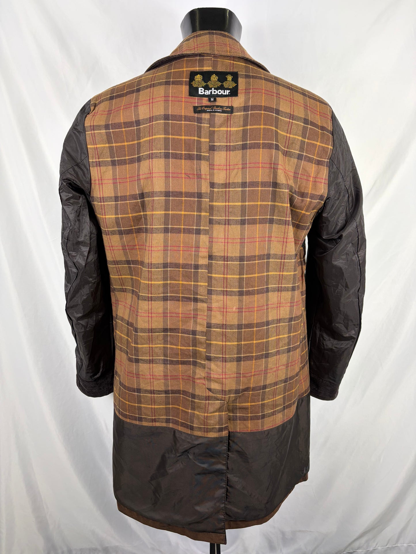 Cappotto Barbour uomo Merton mac marrone Medium - Man Merton Mac brown wax trench coat size Medium