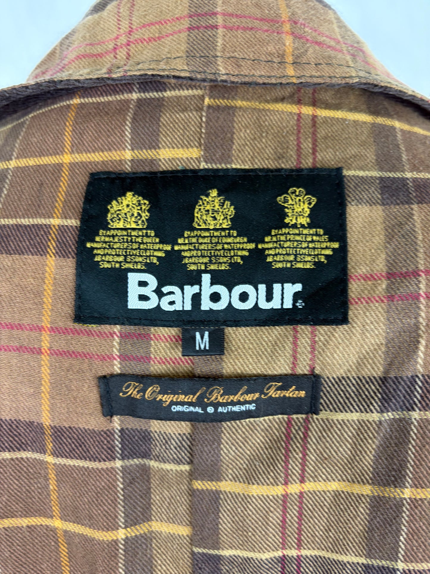 Cappotto Barbour uomo Merton mac marrone Medium - Man Merton Mac brown wax trench coat size Medium