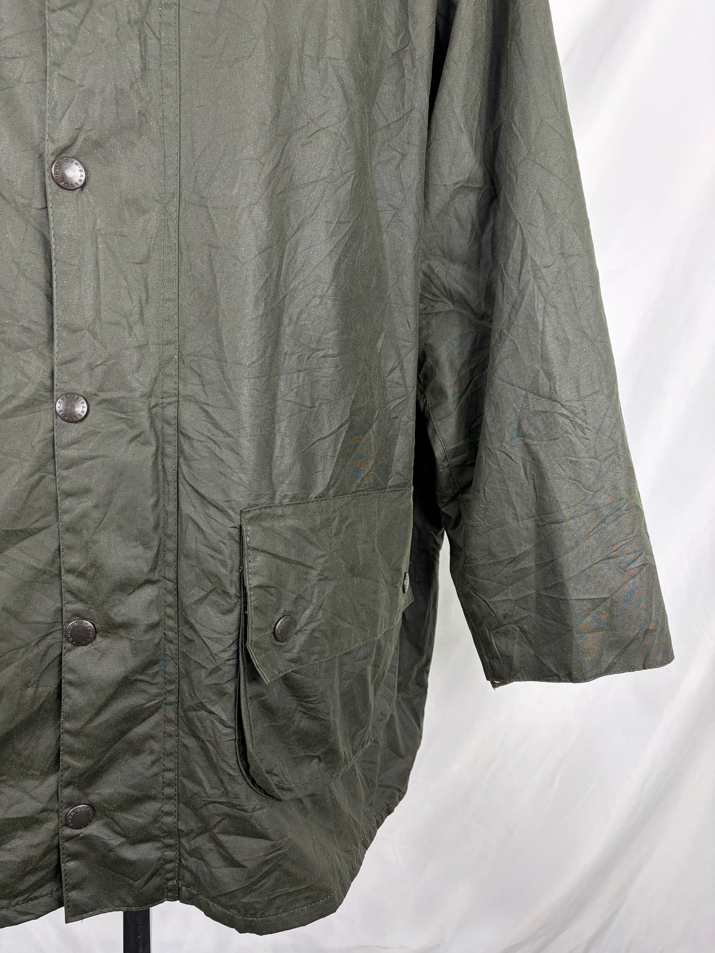Barbour Giacca Gamefair Verde vintage C44/112 cm Green Wax Gamefair Jacket c44 L/XLARGE