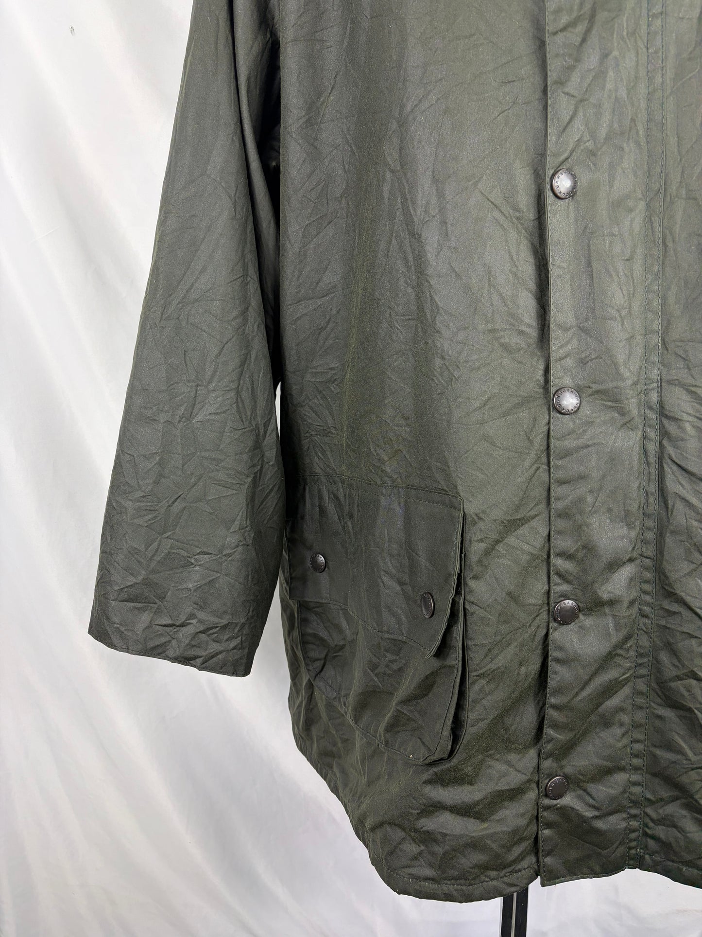 Barbour Giacca Gamefair Verde vintage C44/112 cm Green Wax Gamefair Jacket c44 L/XLARGE
