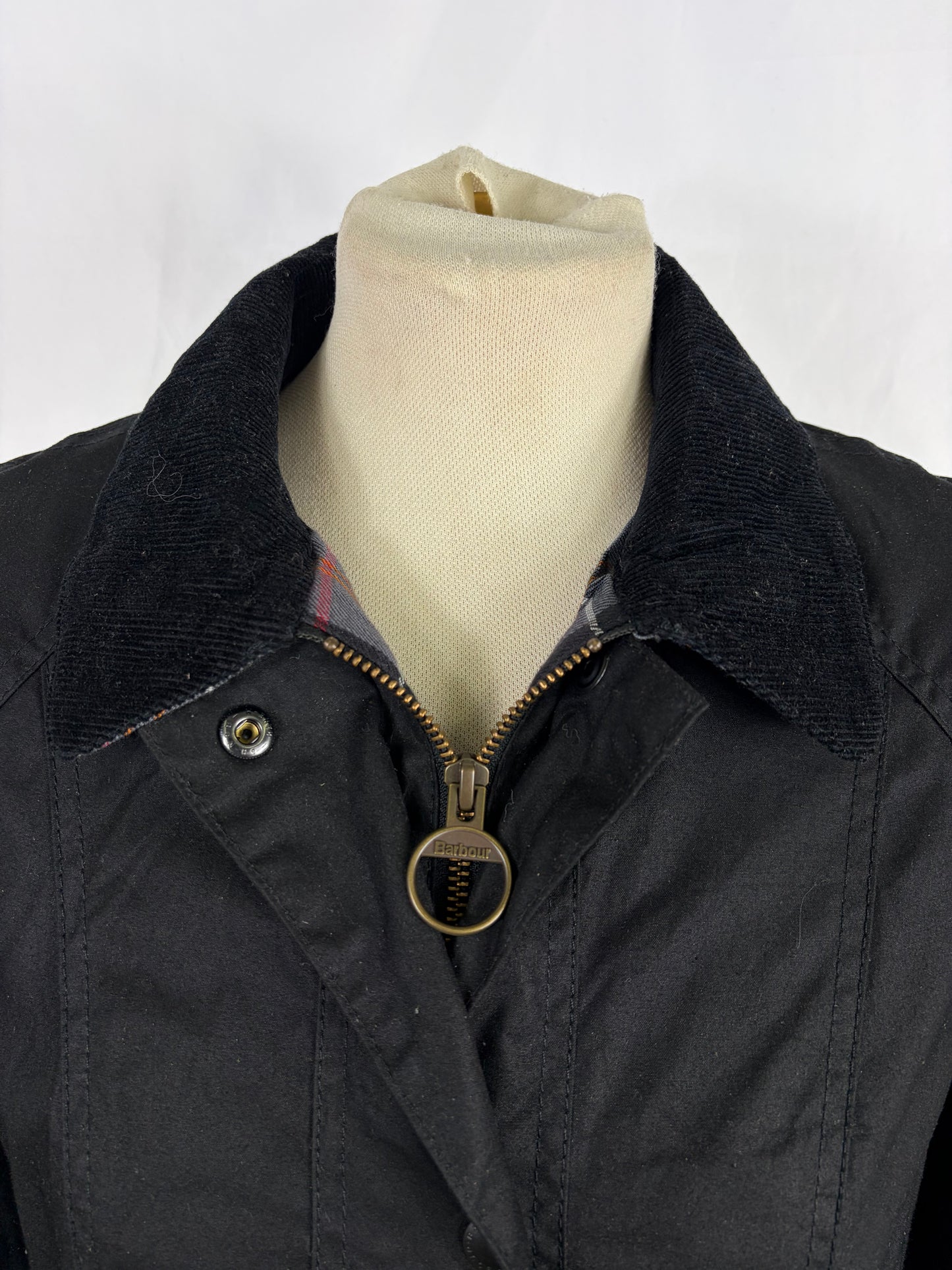 Giacca Barbour Beadnell nero UK10 small -Black Beadnell lady wax jacket UK10 tg. 40