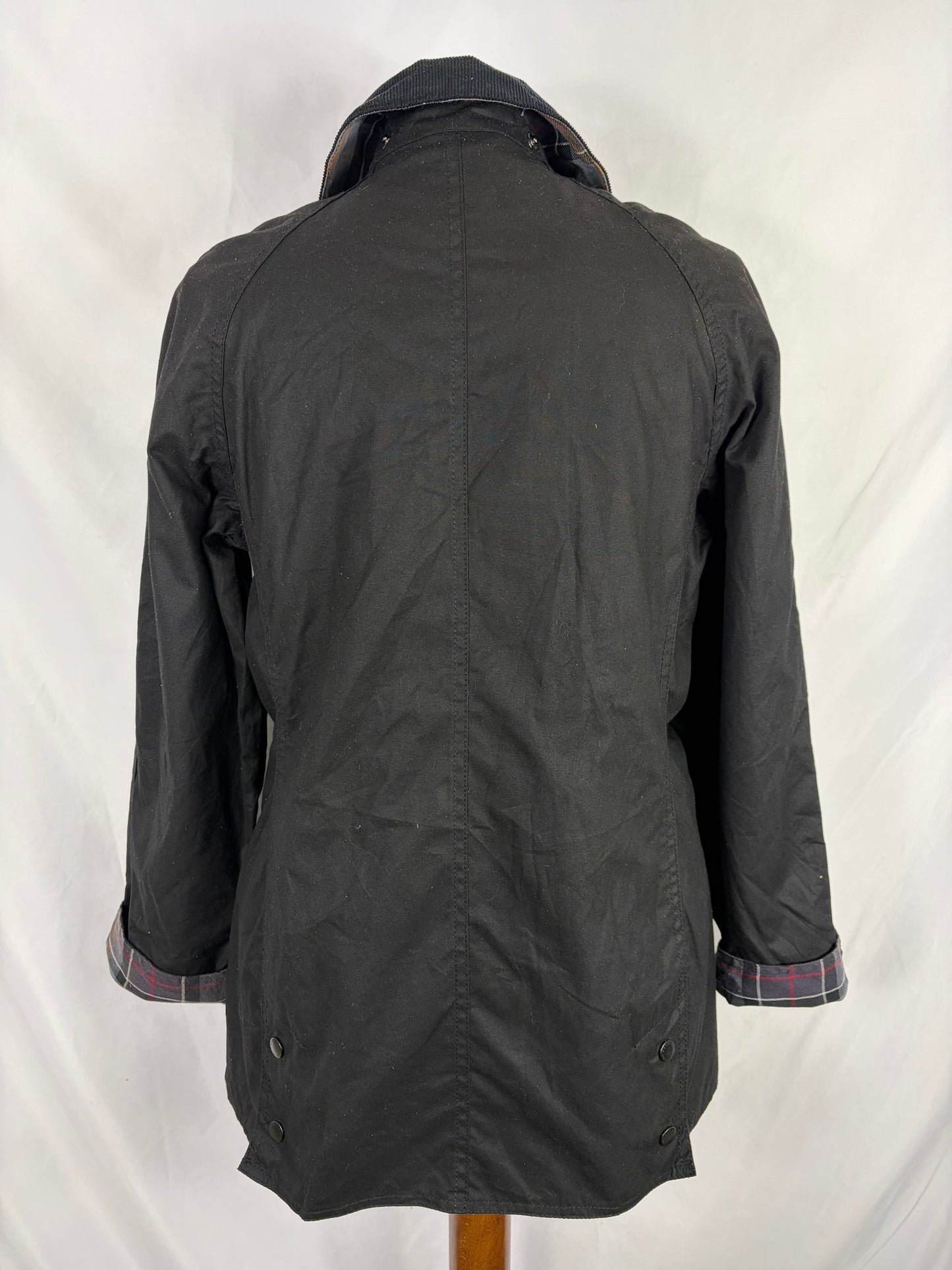Giacca Barbour Beadnell nero UK10 small -Black Beadnell lady wax jacket UK10 tg. 40