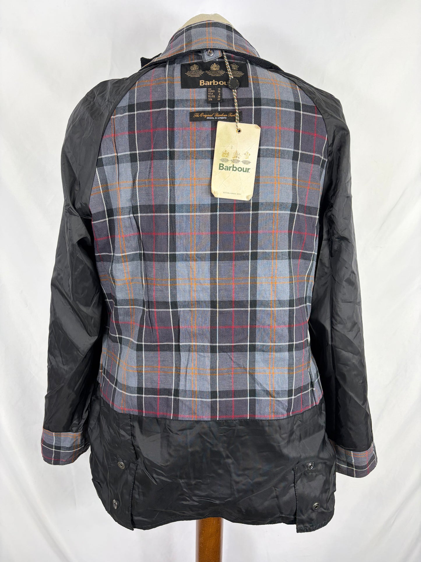 Giacca Barbour Beadnell nero UK10 small -Black Beadnell lady wax jacket UK10 tg. 40