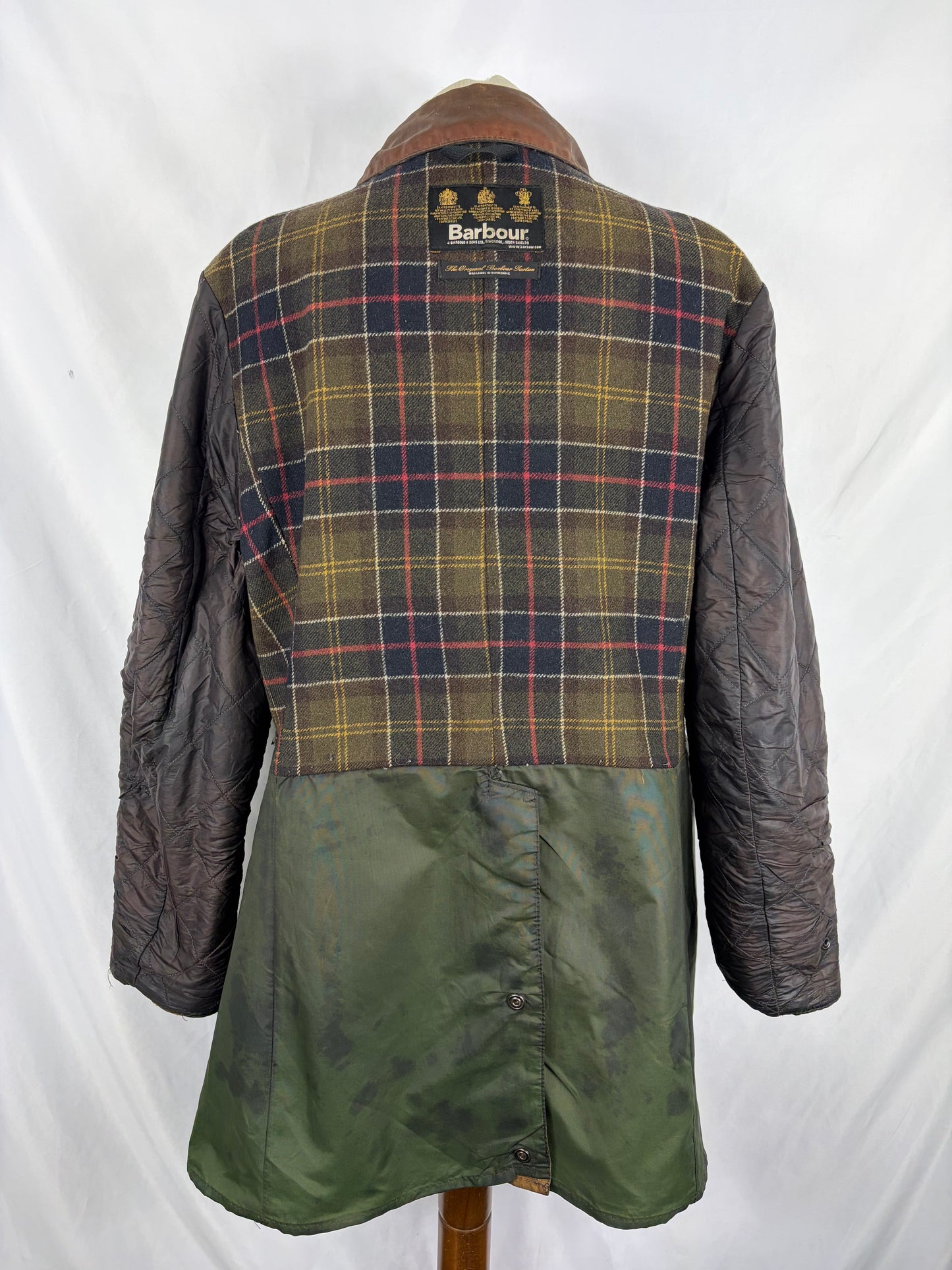 Giacca Barbour Newmarket donna marrone UK14 tg. 44 Lady Wax Brown Newmarket jacket Size Uk14