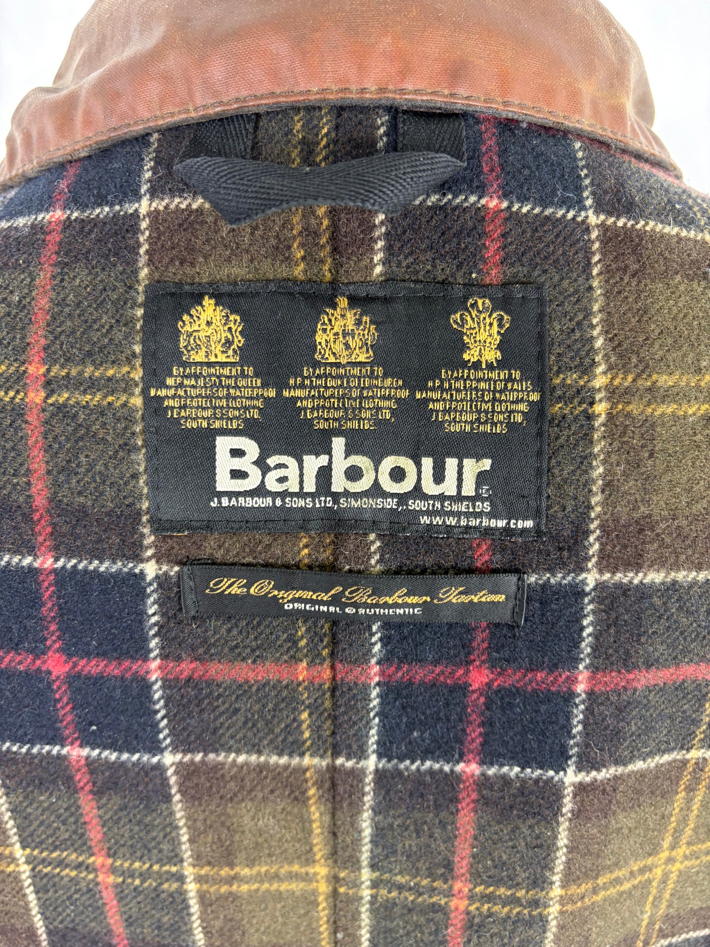 Giacca Barbour Newmarket donna marrone UK14 tg. 44 Lady Wax Brown Newmarket jacket Size Uk14