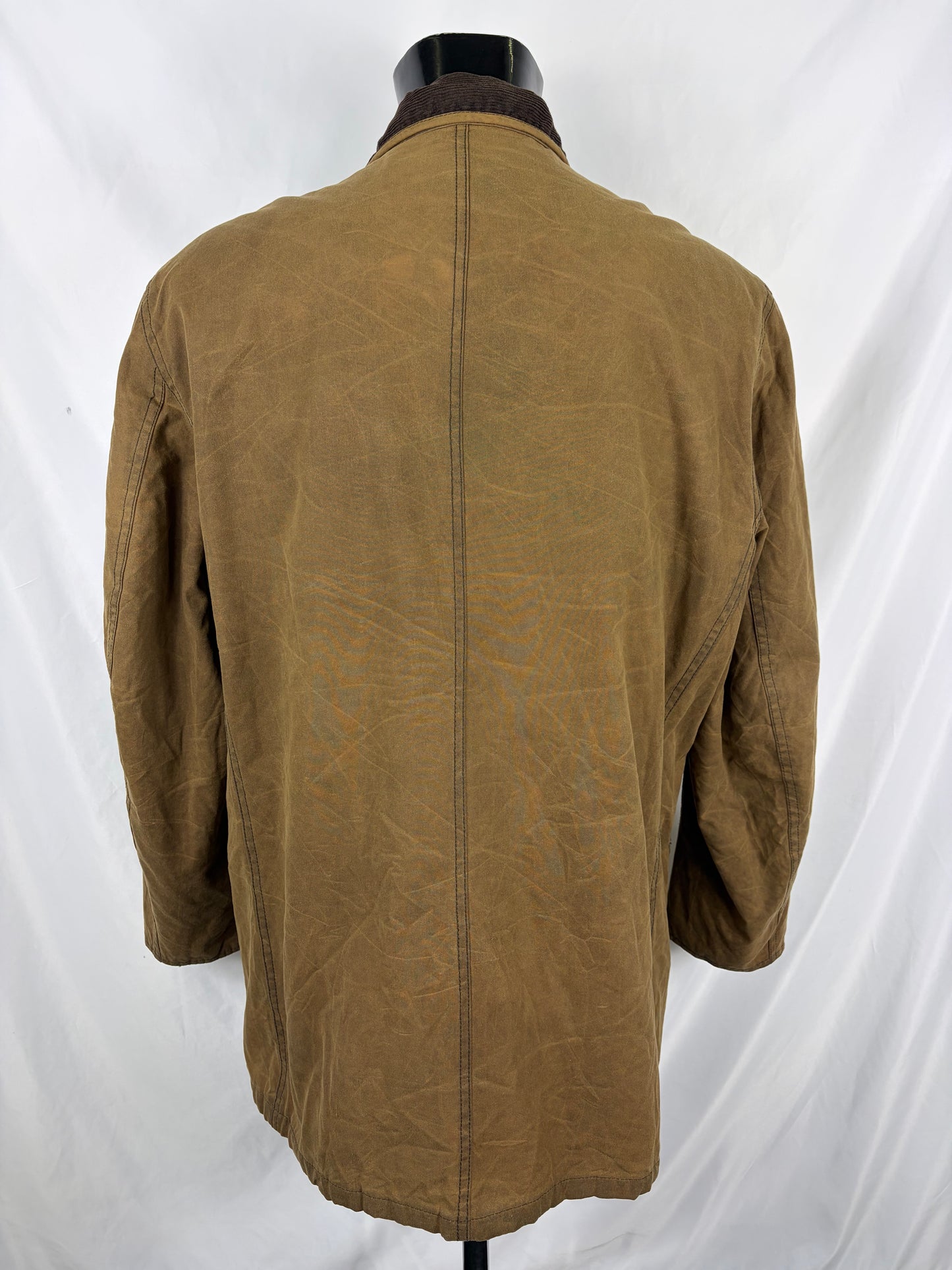 Giacca Barbour Uomo Lundy Uomo beige XL - Man Beige waxed Lundy Wax Jacket Size XL
