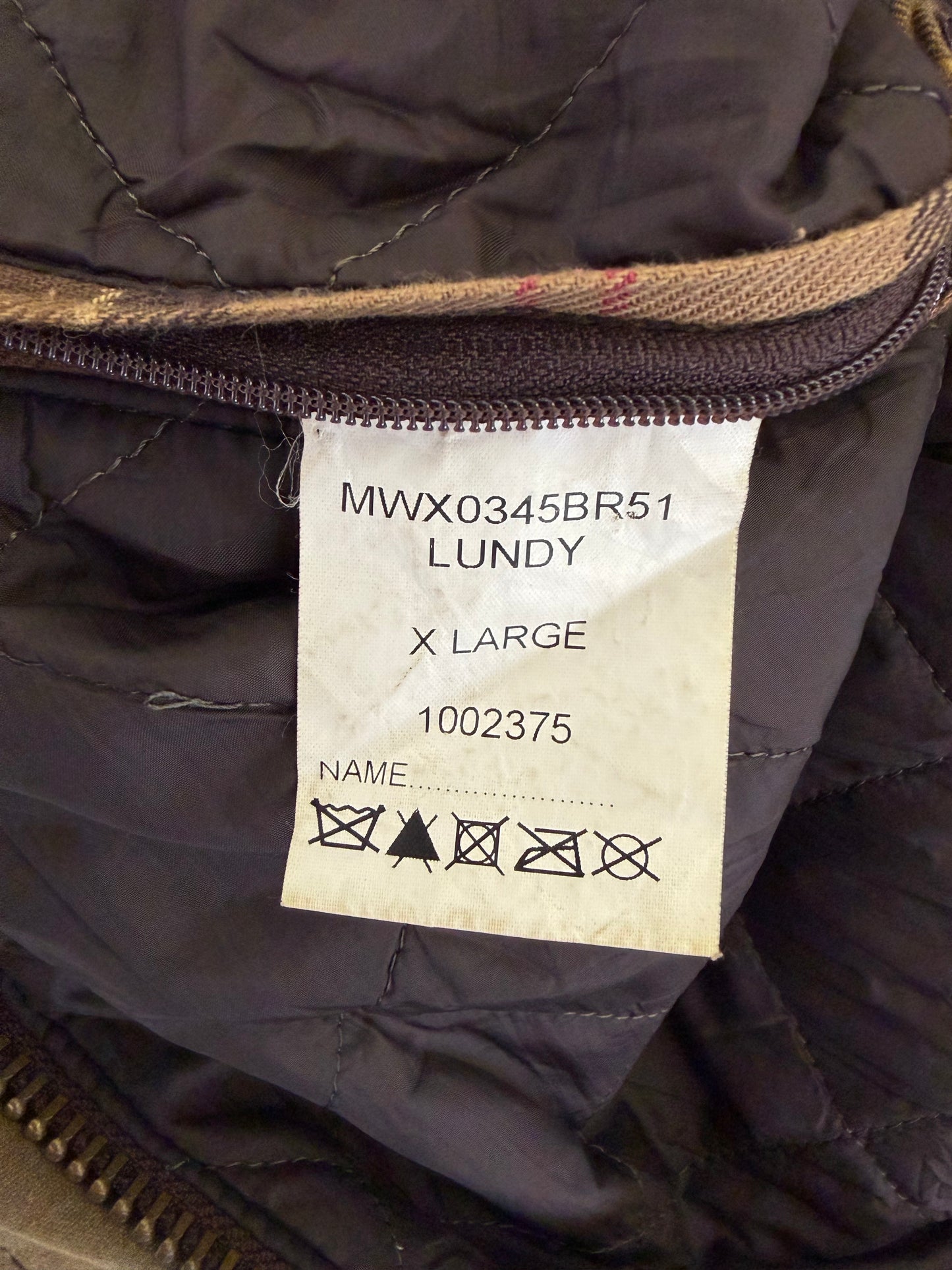 Giacca Barbour Uomo Lundy Uomo beige XL - Man Beige waxed Lundy Wax Jacket Size XL