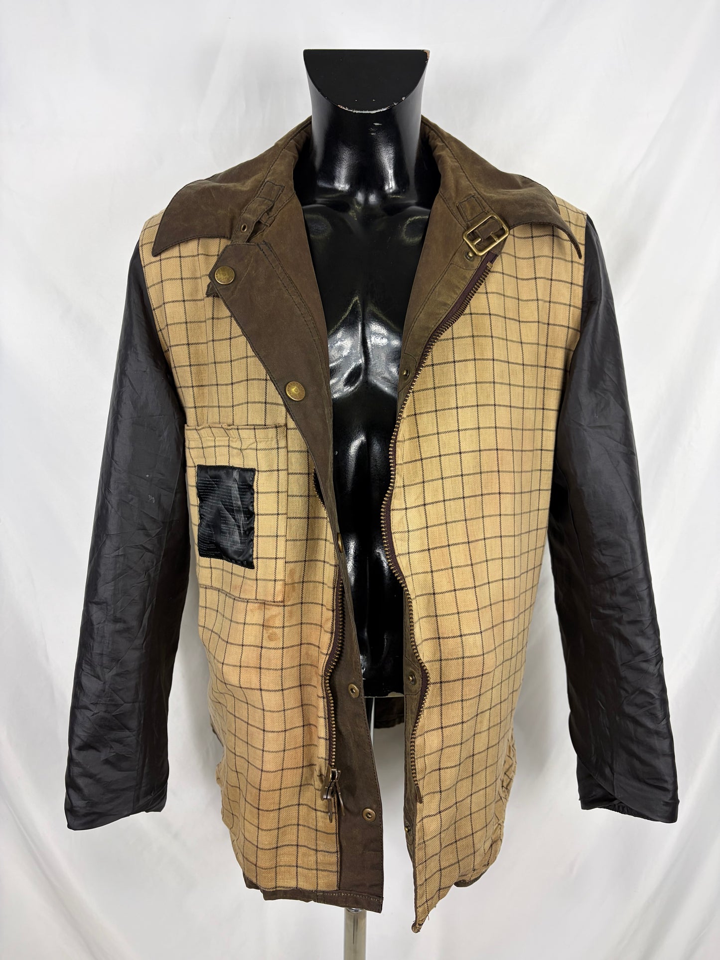 Giacca Barbour Leedale Marrone Uomo cerata XLarge Man Brown Waxed jacket size XL