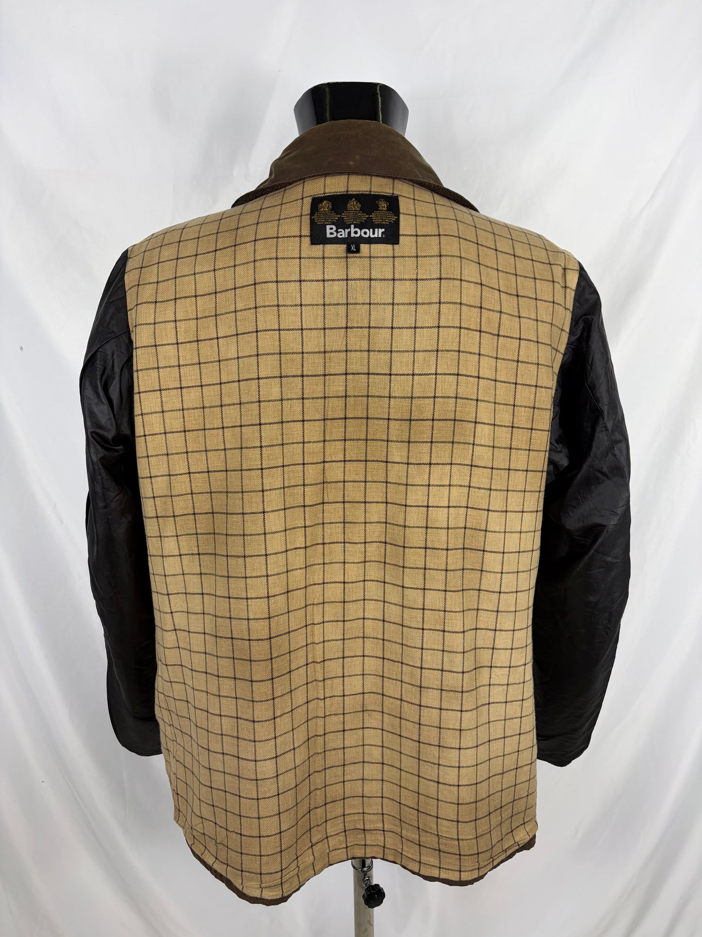 Giacca Barbour Leedale Marrone Uomo cerata XLarge Man Brown Waxed jacket size XL