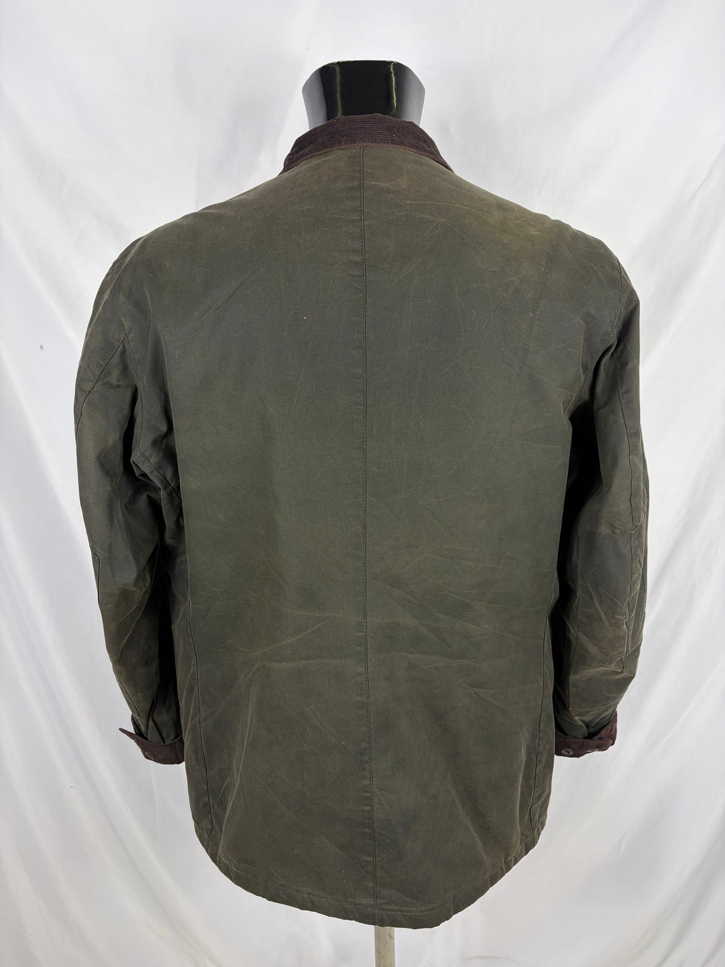 Giacca Barbour International Duke Verde XL - Man Sage Duke wax Jacket Size XL